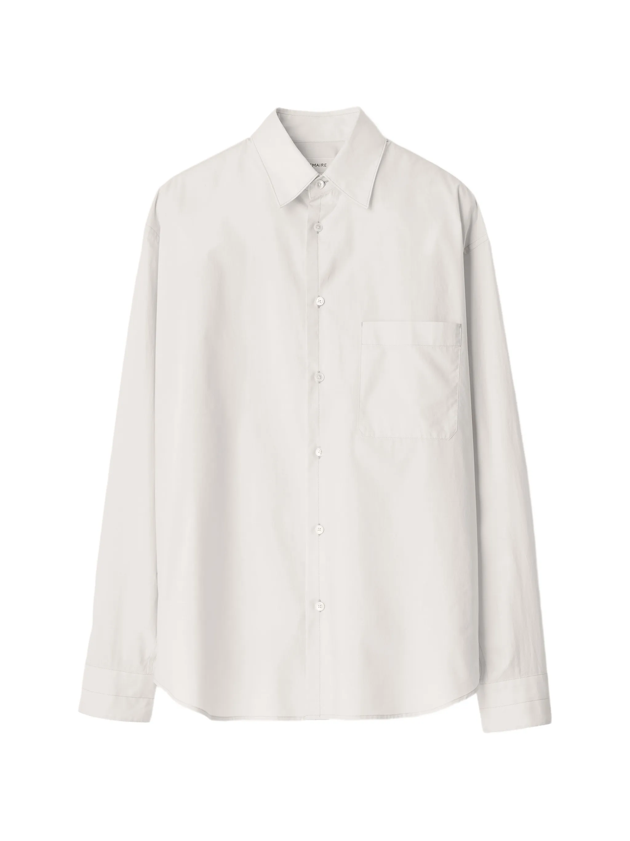 regular shirt in washed cotton silk