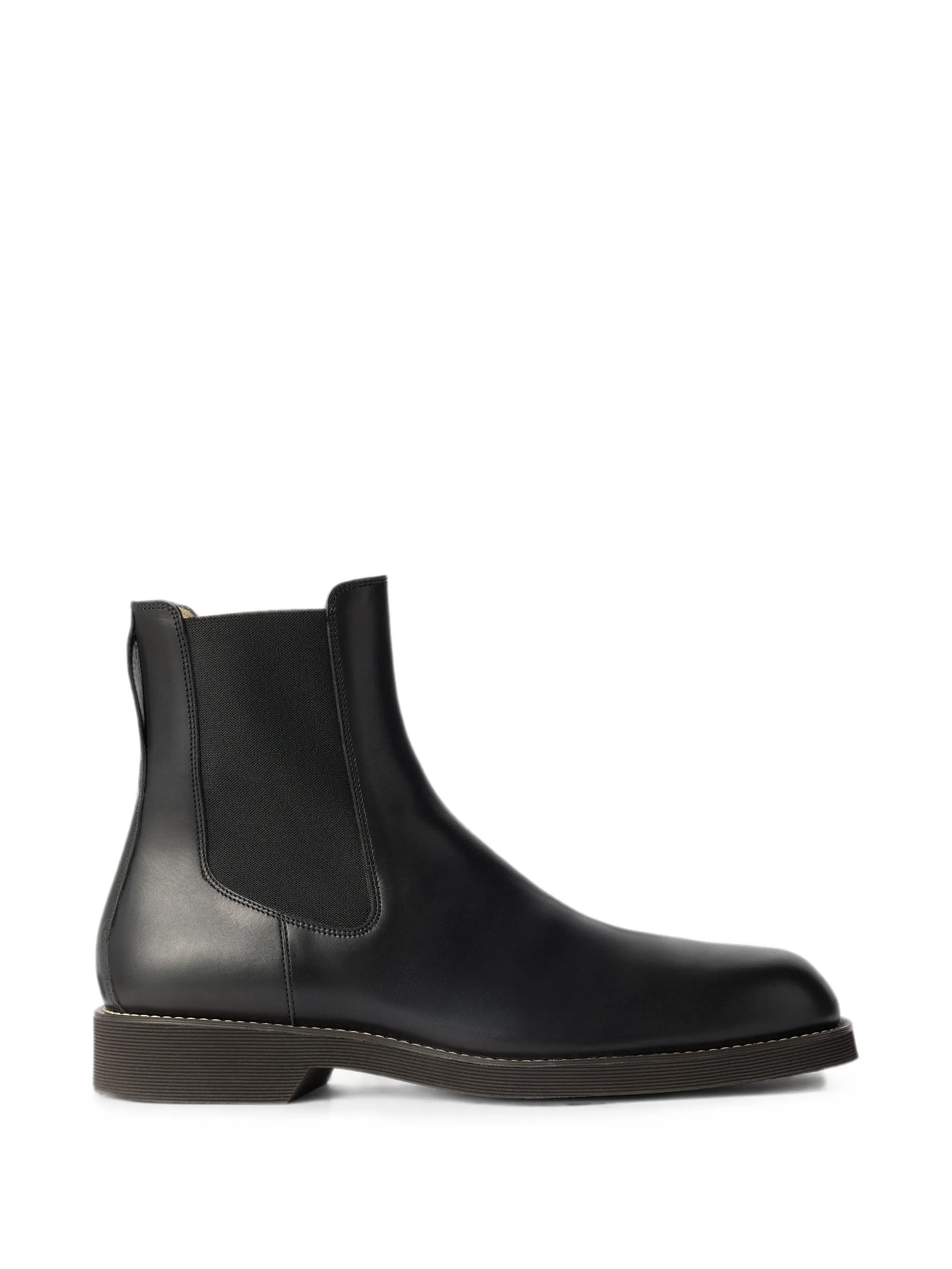Chelsea ankle boots in shiny vegetable-tanned leather