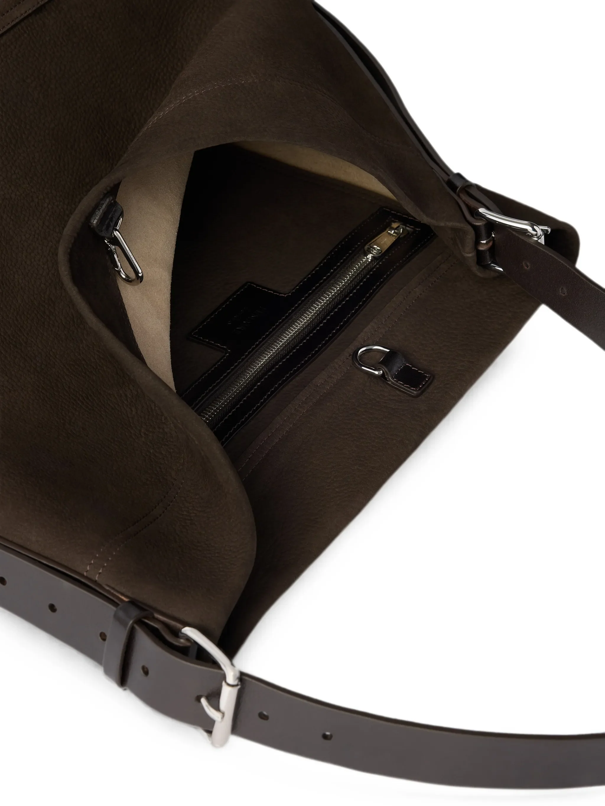 belted tote bag