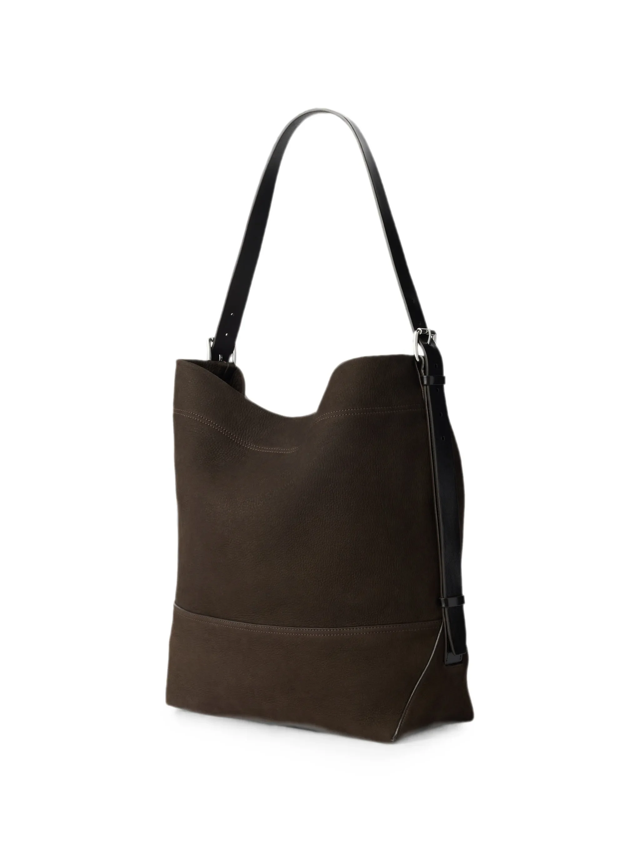 belted tote bag
