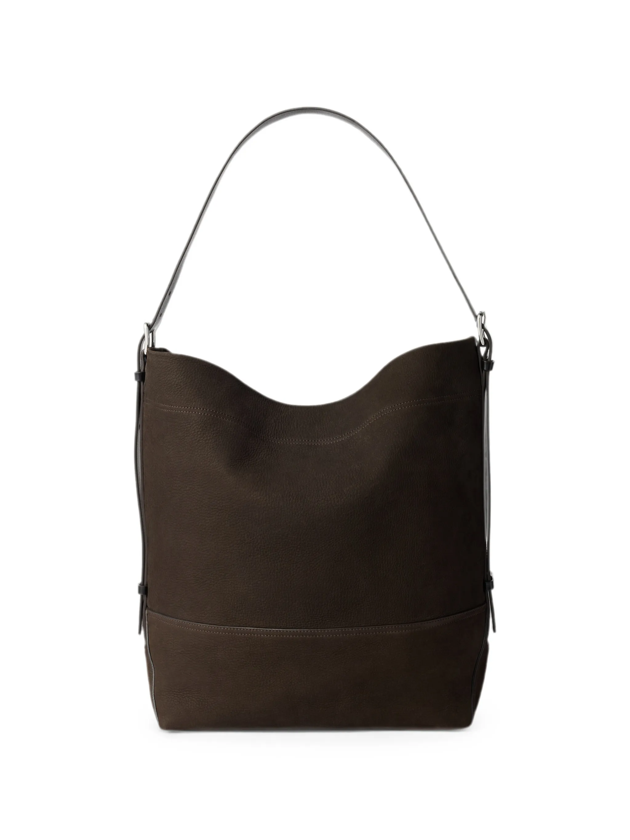 belted tote bag