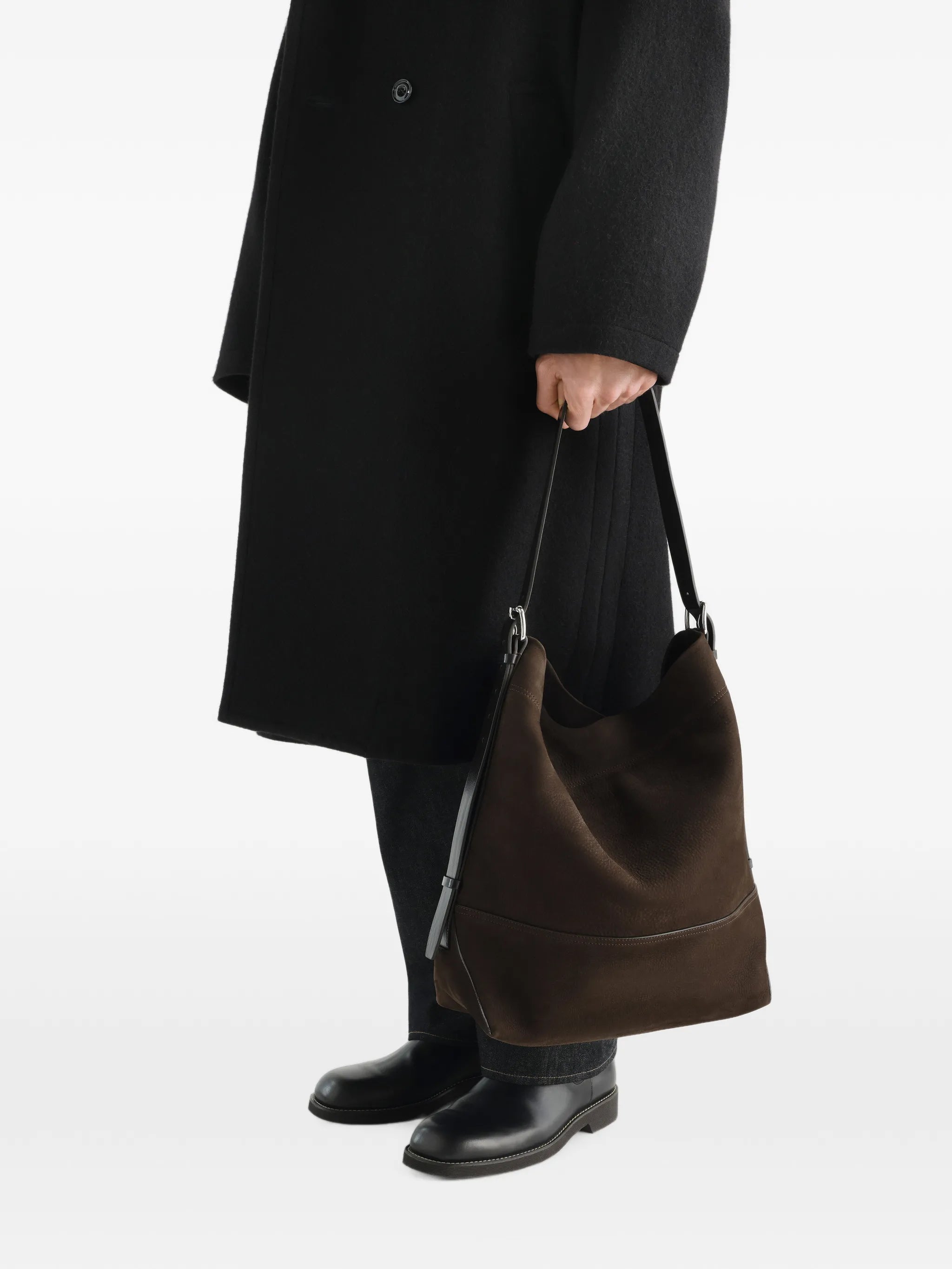 belted tote bag