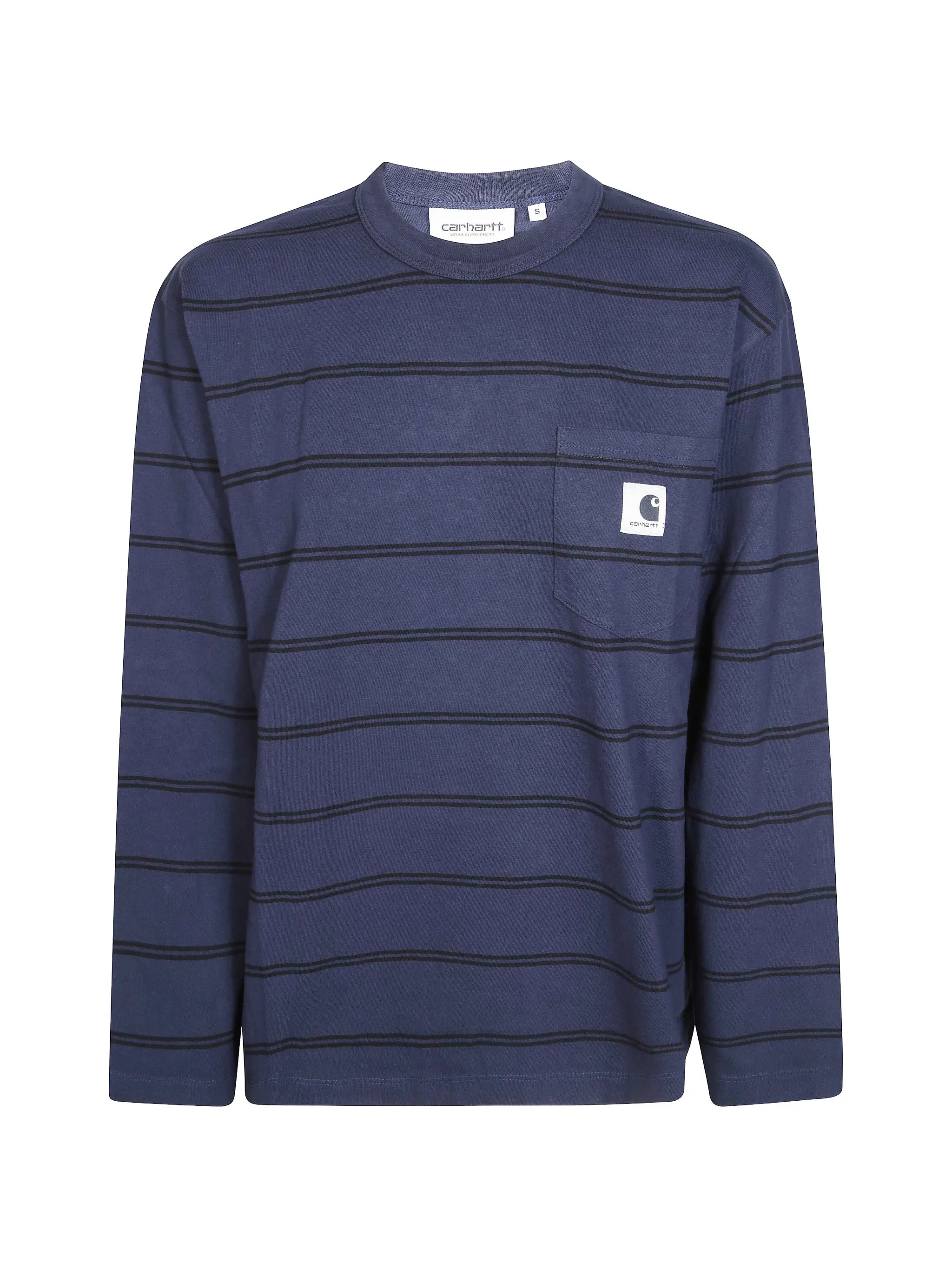 Cardona striped pocket t-shirt