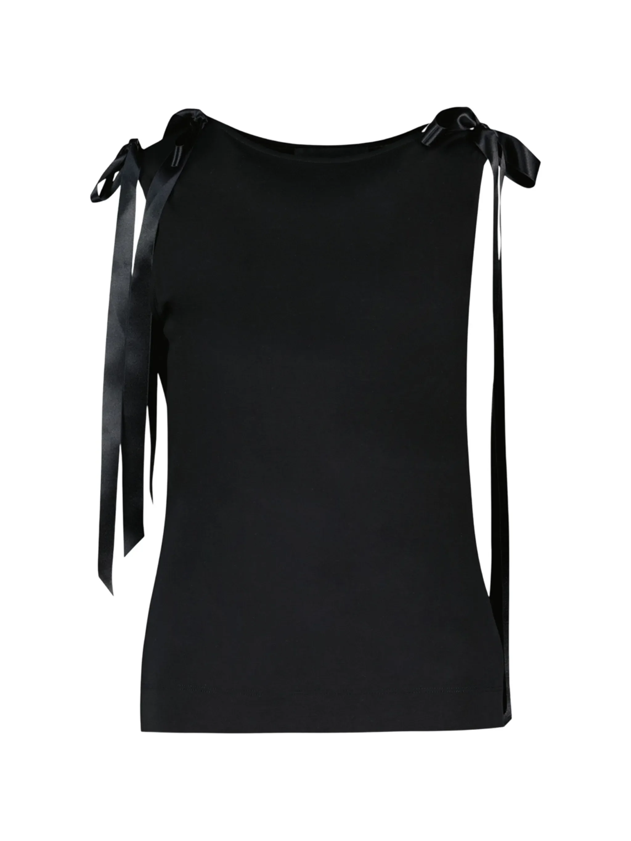 bow-detail tank top