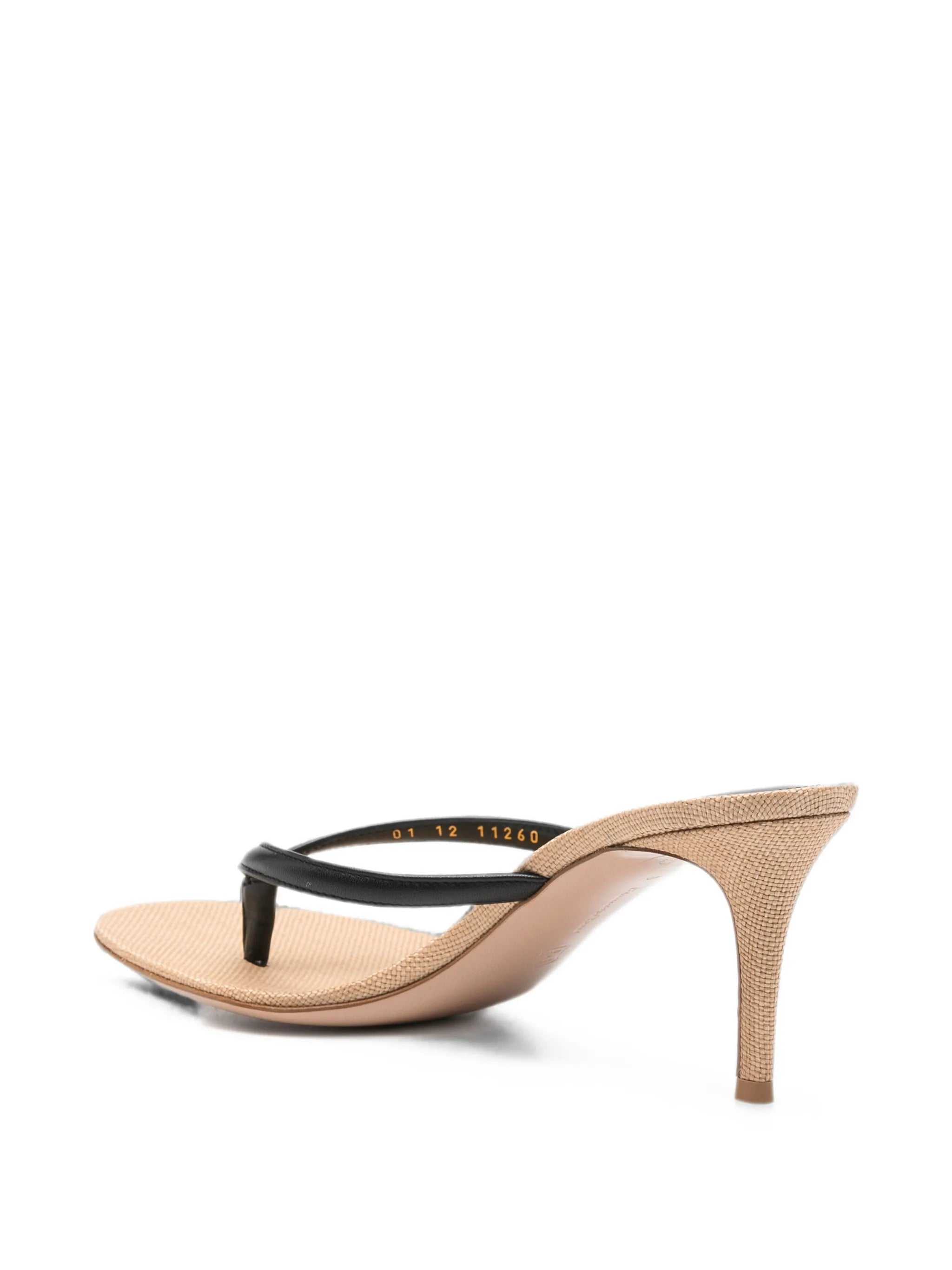 Calypso leather-strap heeled sandals