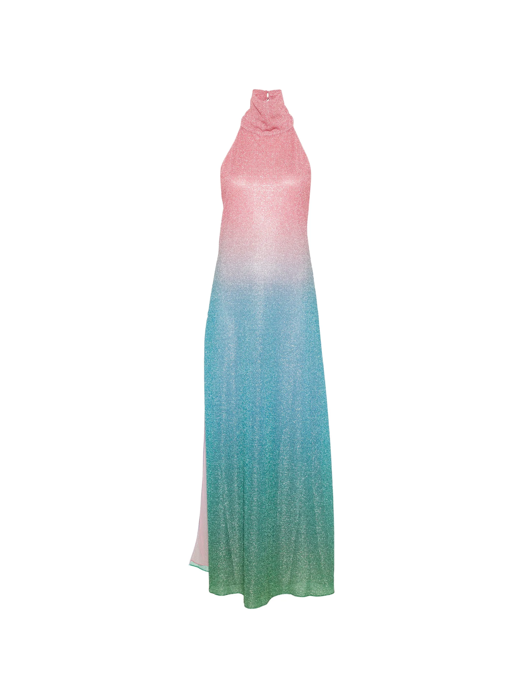 Lumière Candy gradient-effect maxi dress
