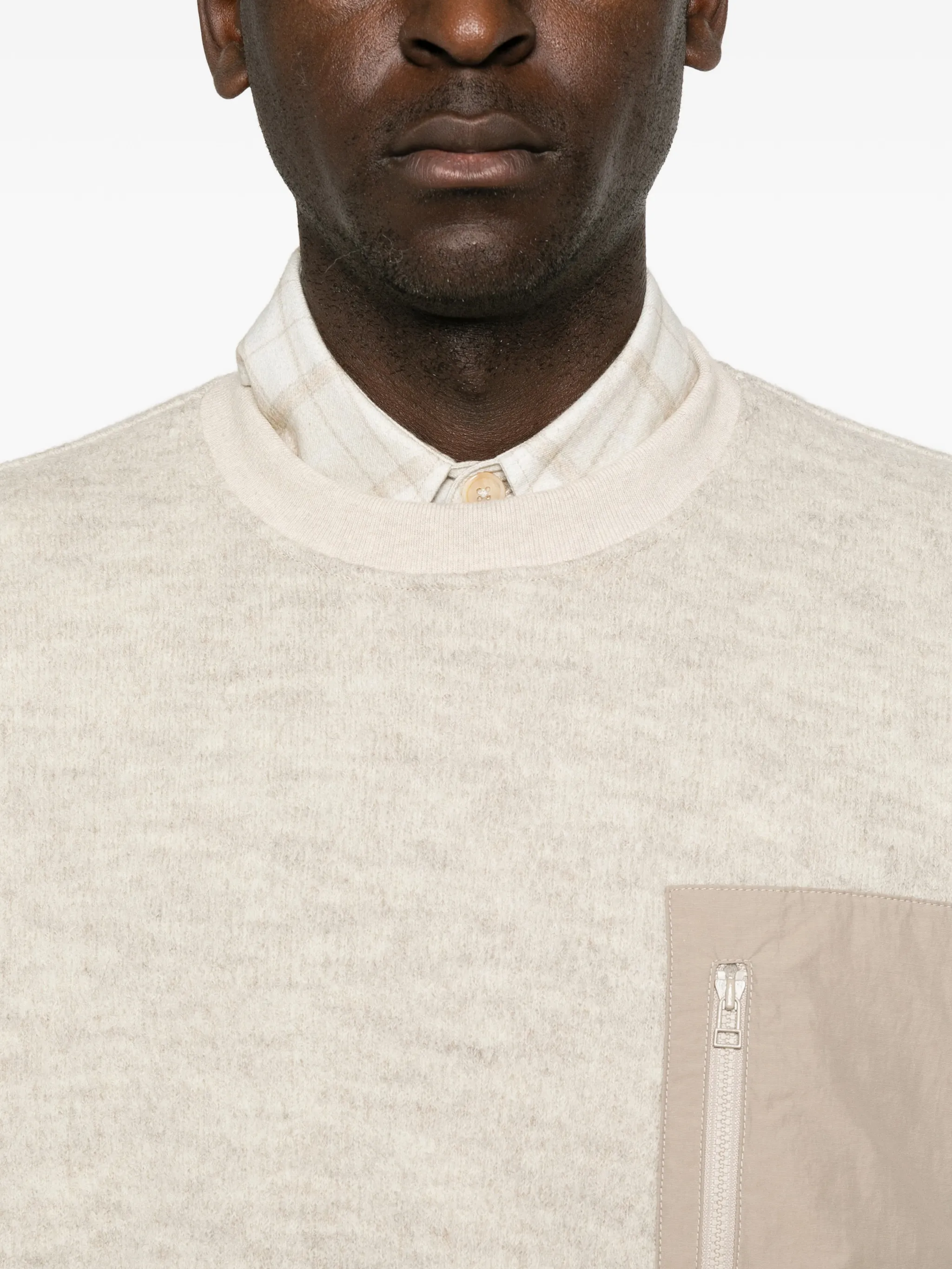 Egoa zip-pocket sweater