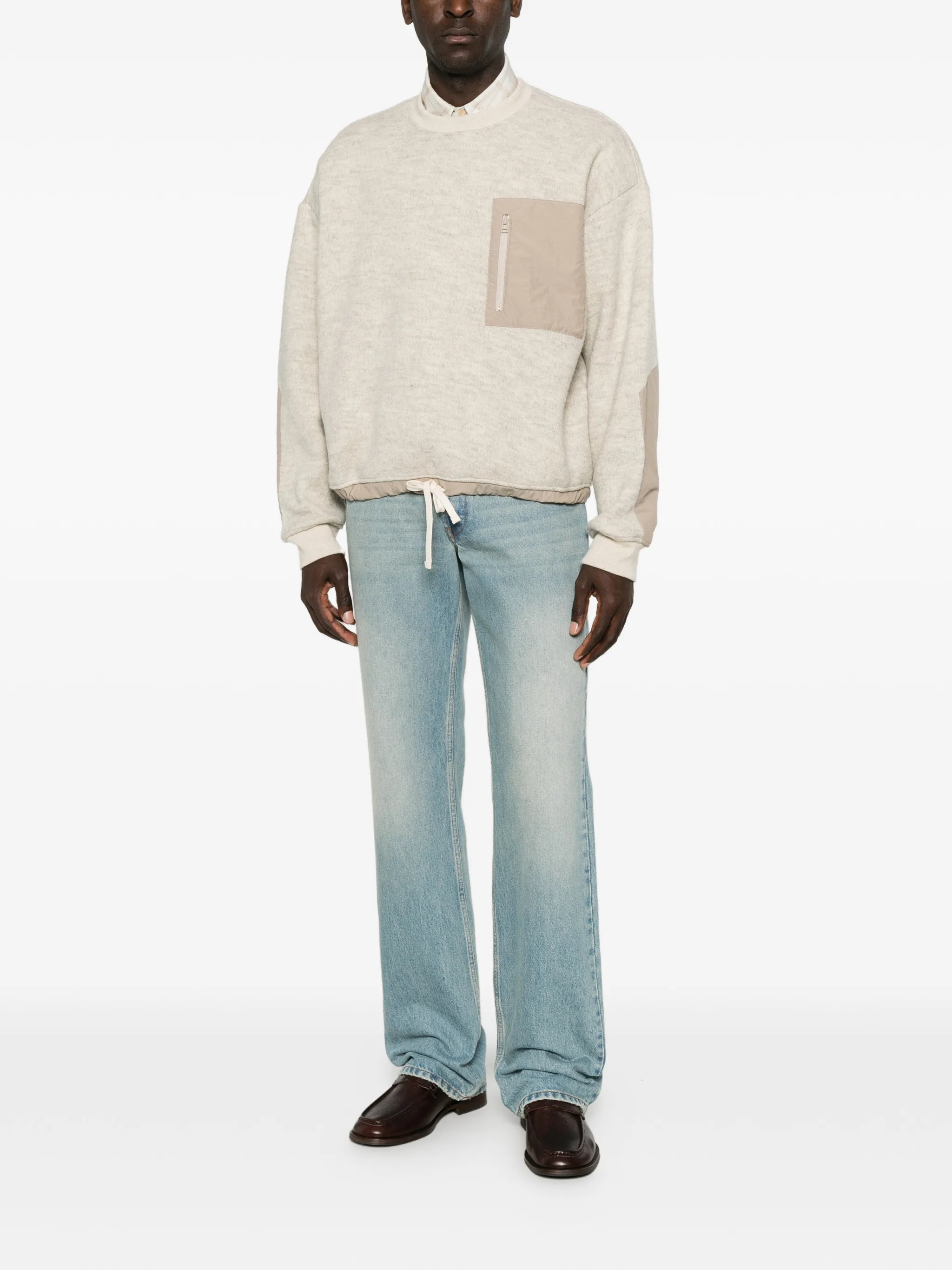 Egoa zip-pocket sweater