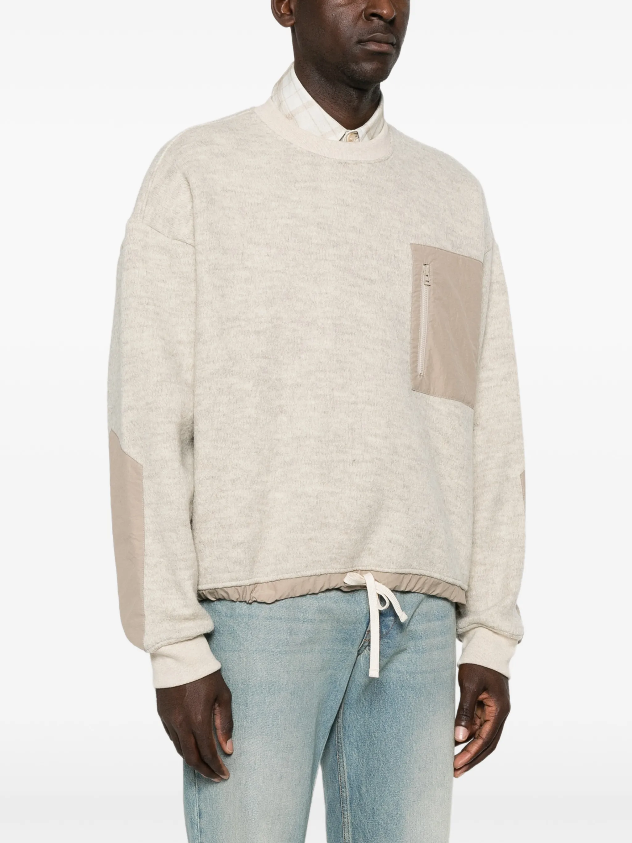 Egoa zip-pocket sweater
