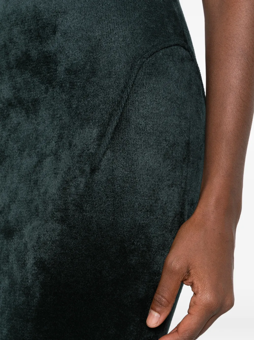Tailored velvet dress