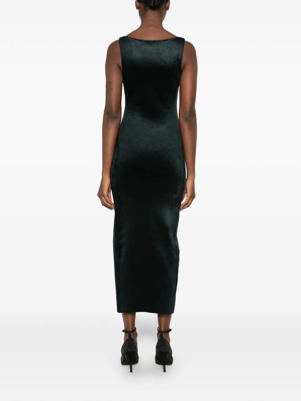 Tailored velvet dress