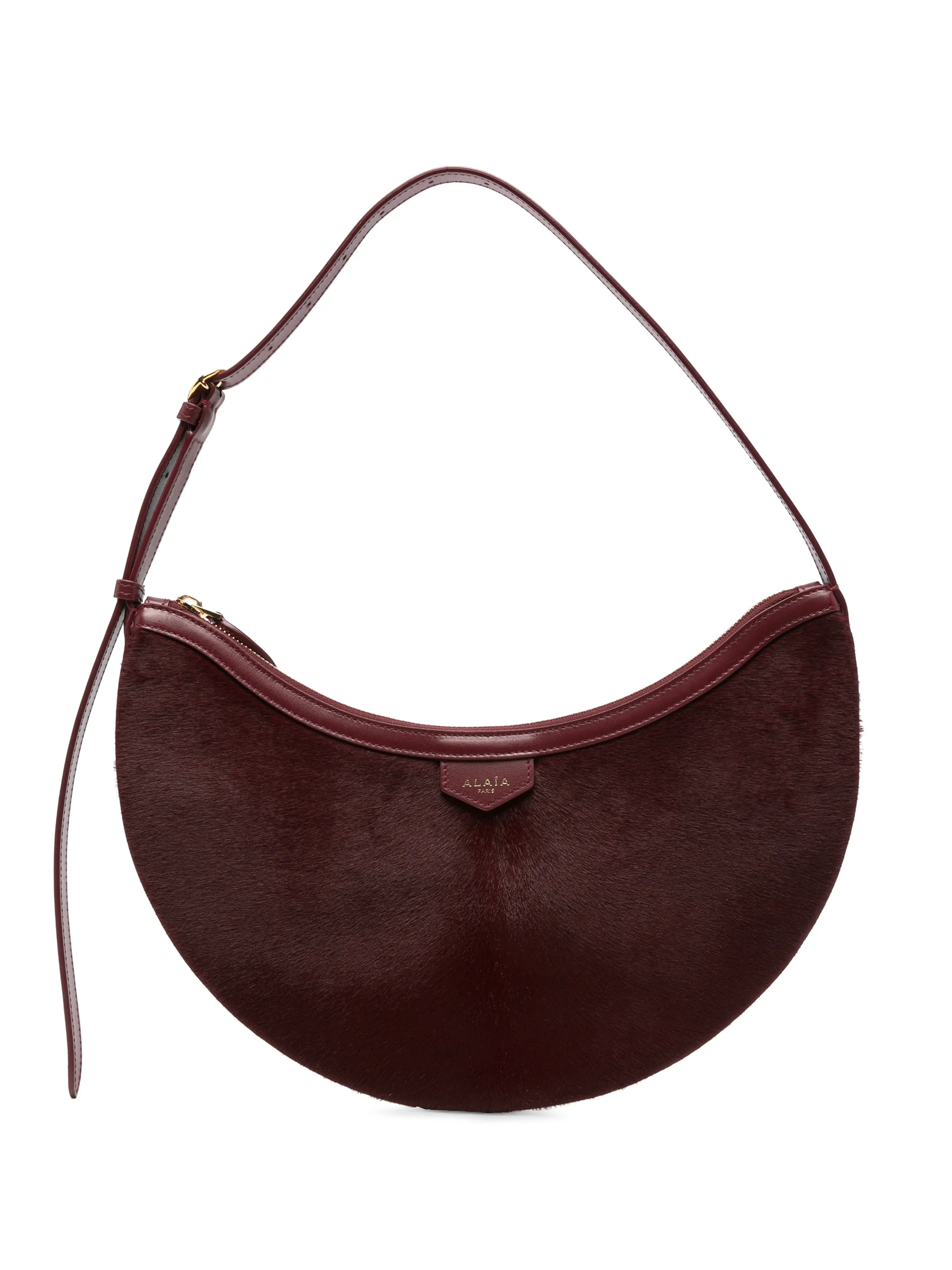 Demi Lune haircalf shoulder bag