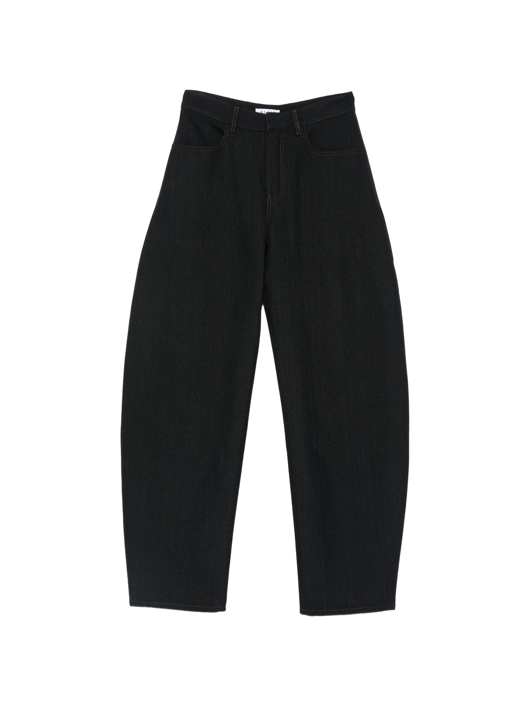 round-leg jeans