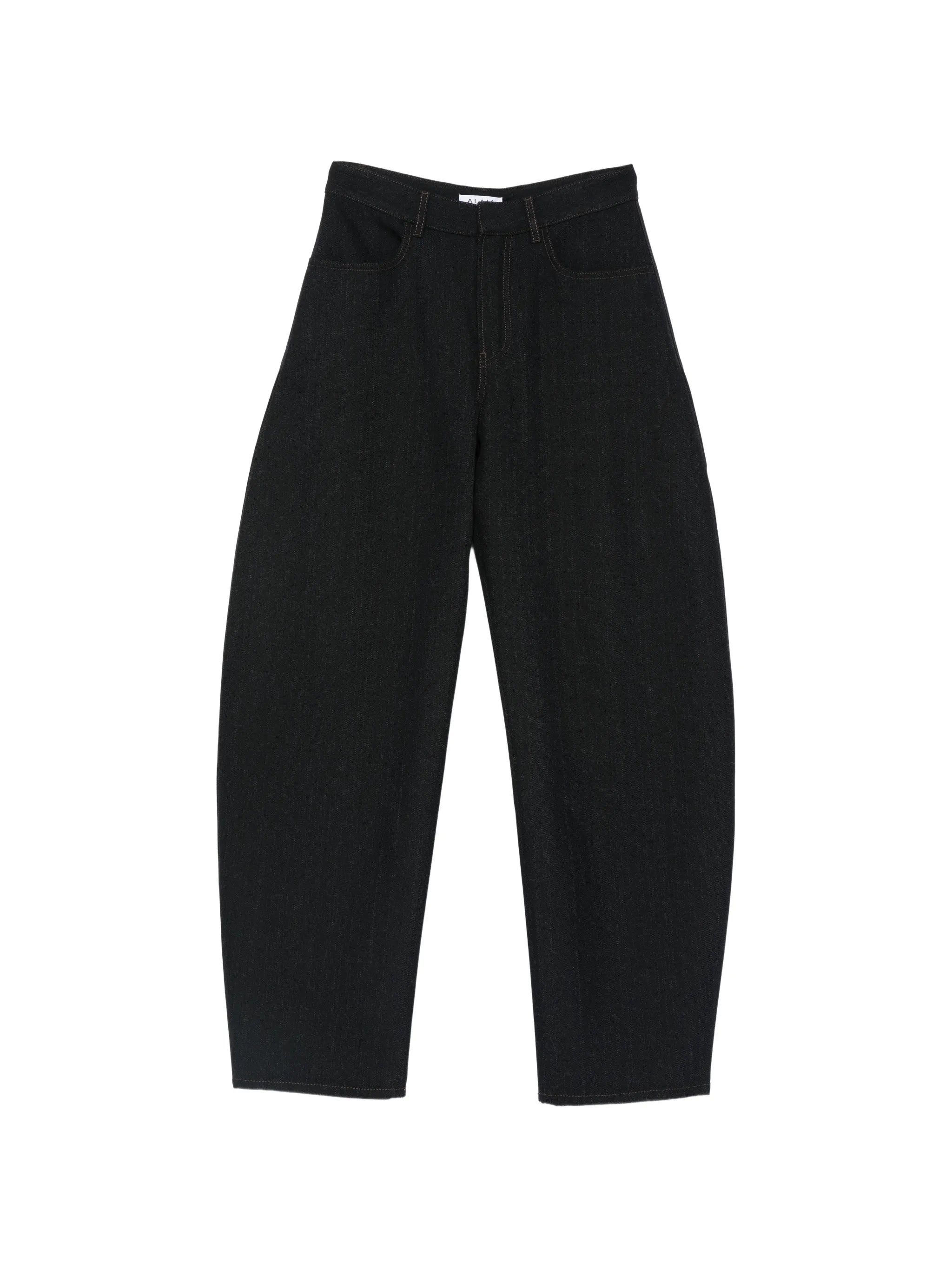round-leg jeans