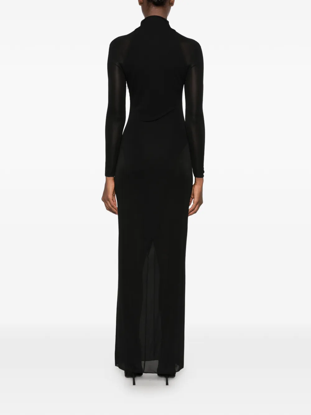 Bodycon opaque jersey dress