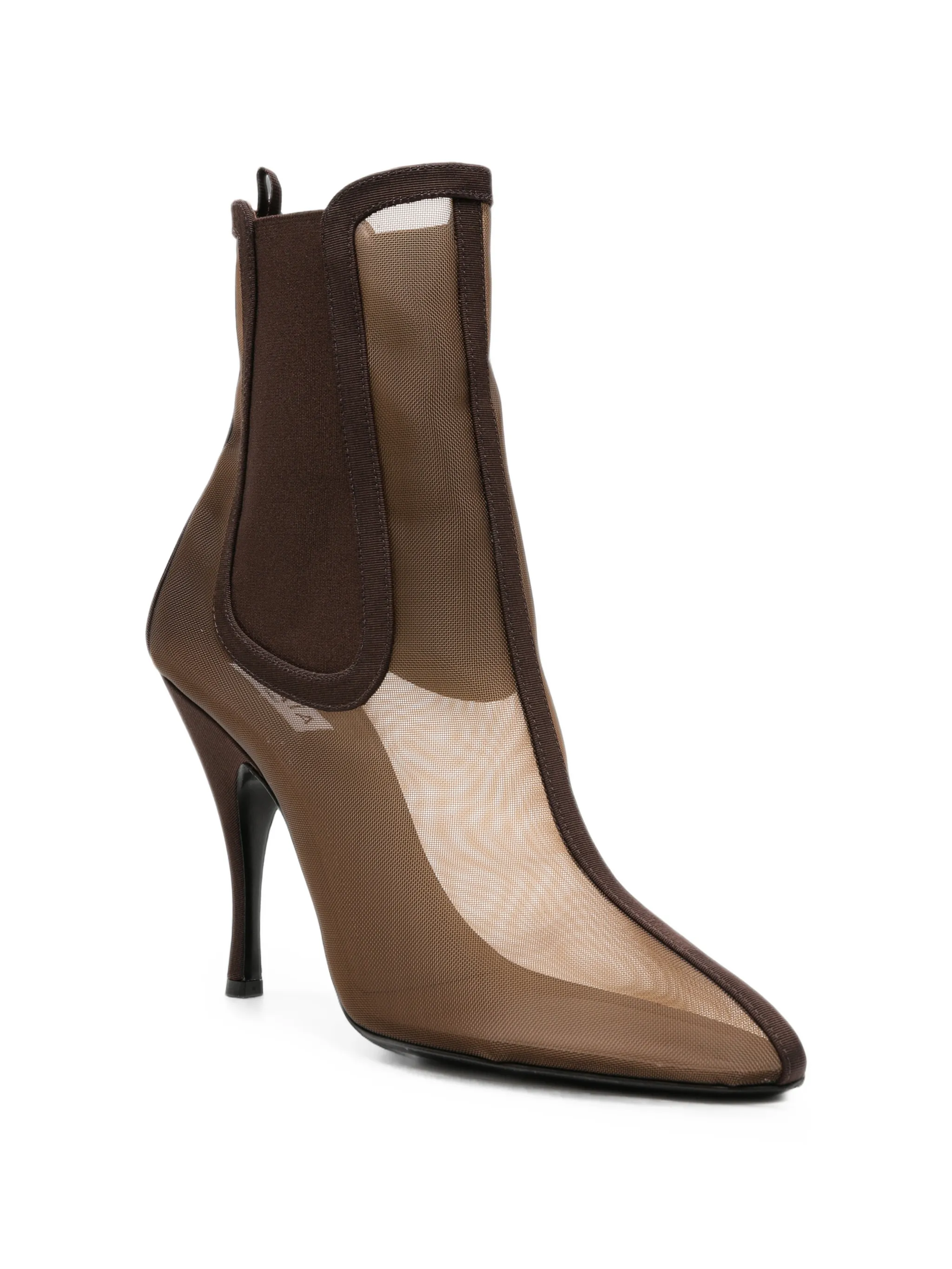 mesh ankle boots