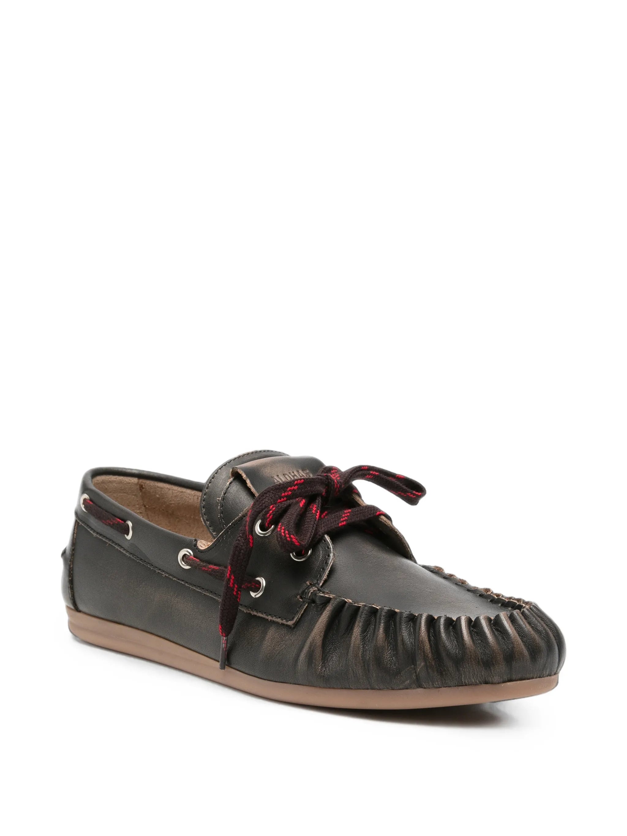Rowan Sporty lace-up leather loafers