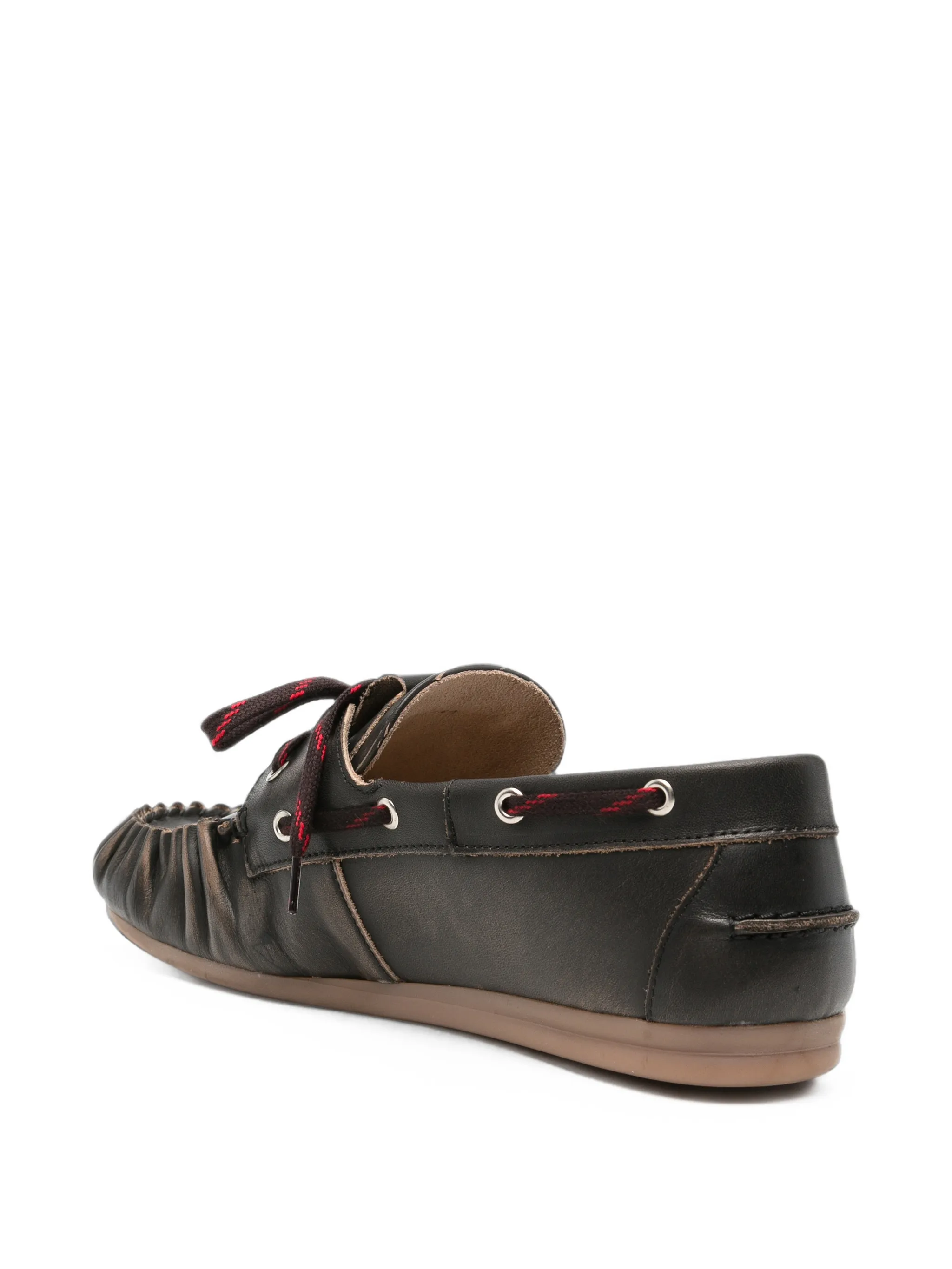 Rowan Sporty lace-up leather loafers