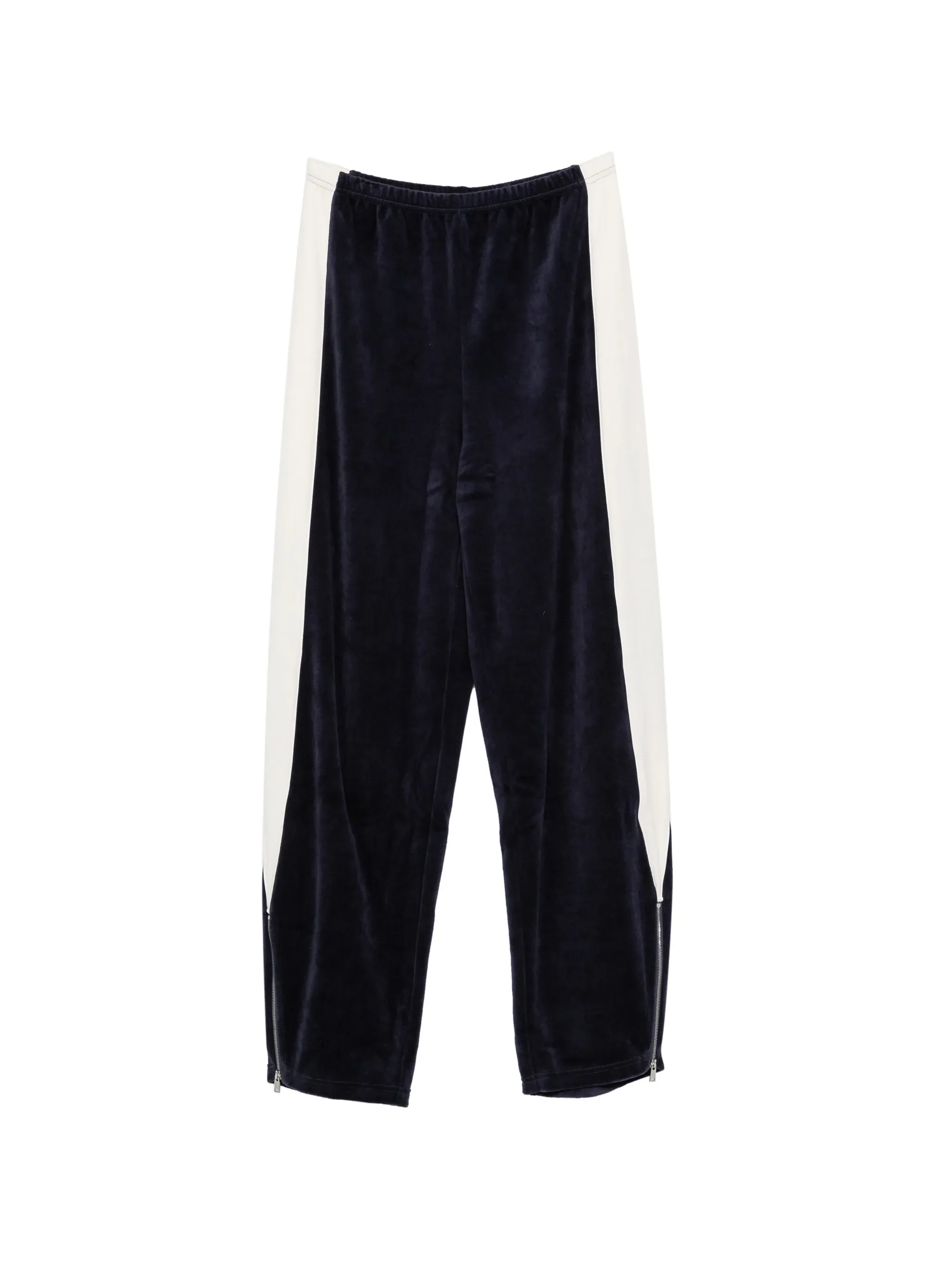 colorblock velour track pants