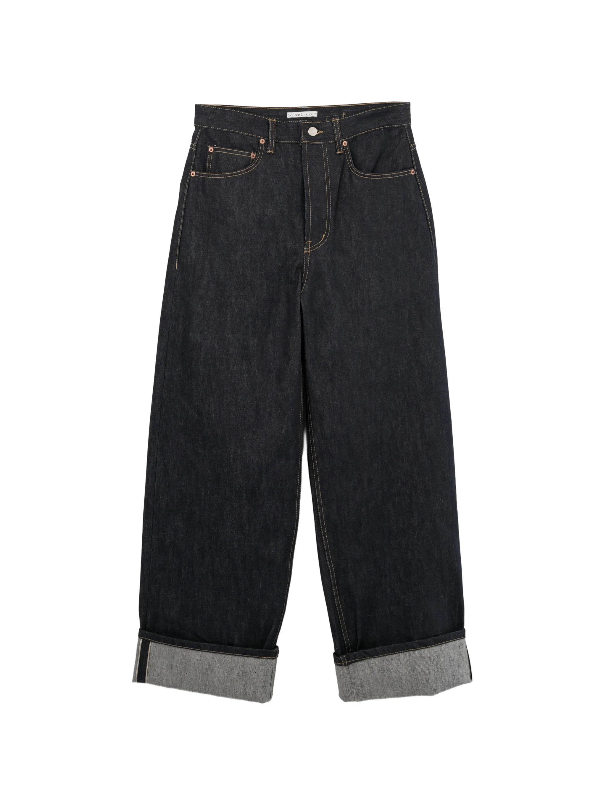 turn-up cuff jeans