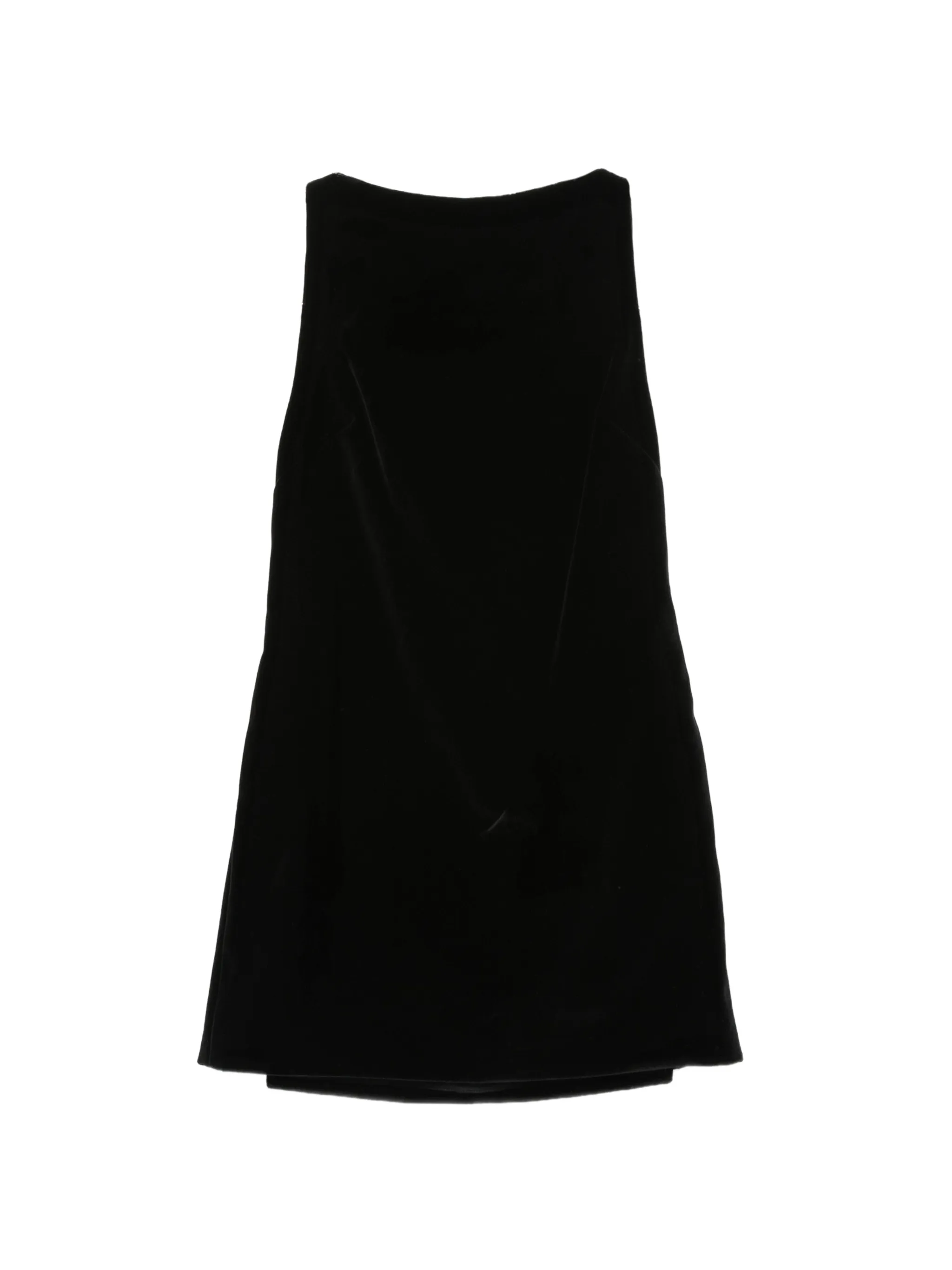 Sable mantle-back mini dress
