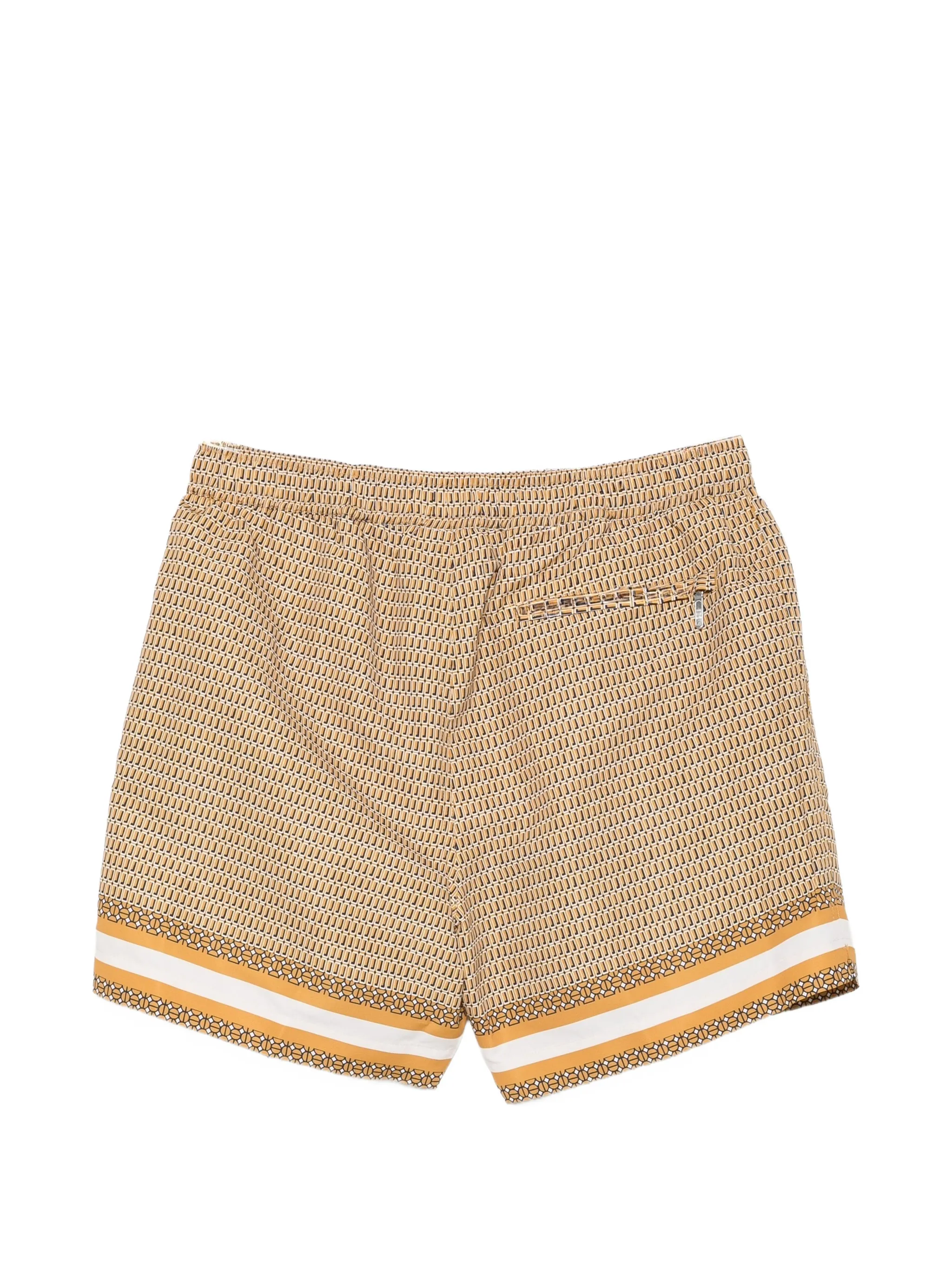 Berkeley border-print swim shorts