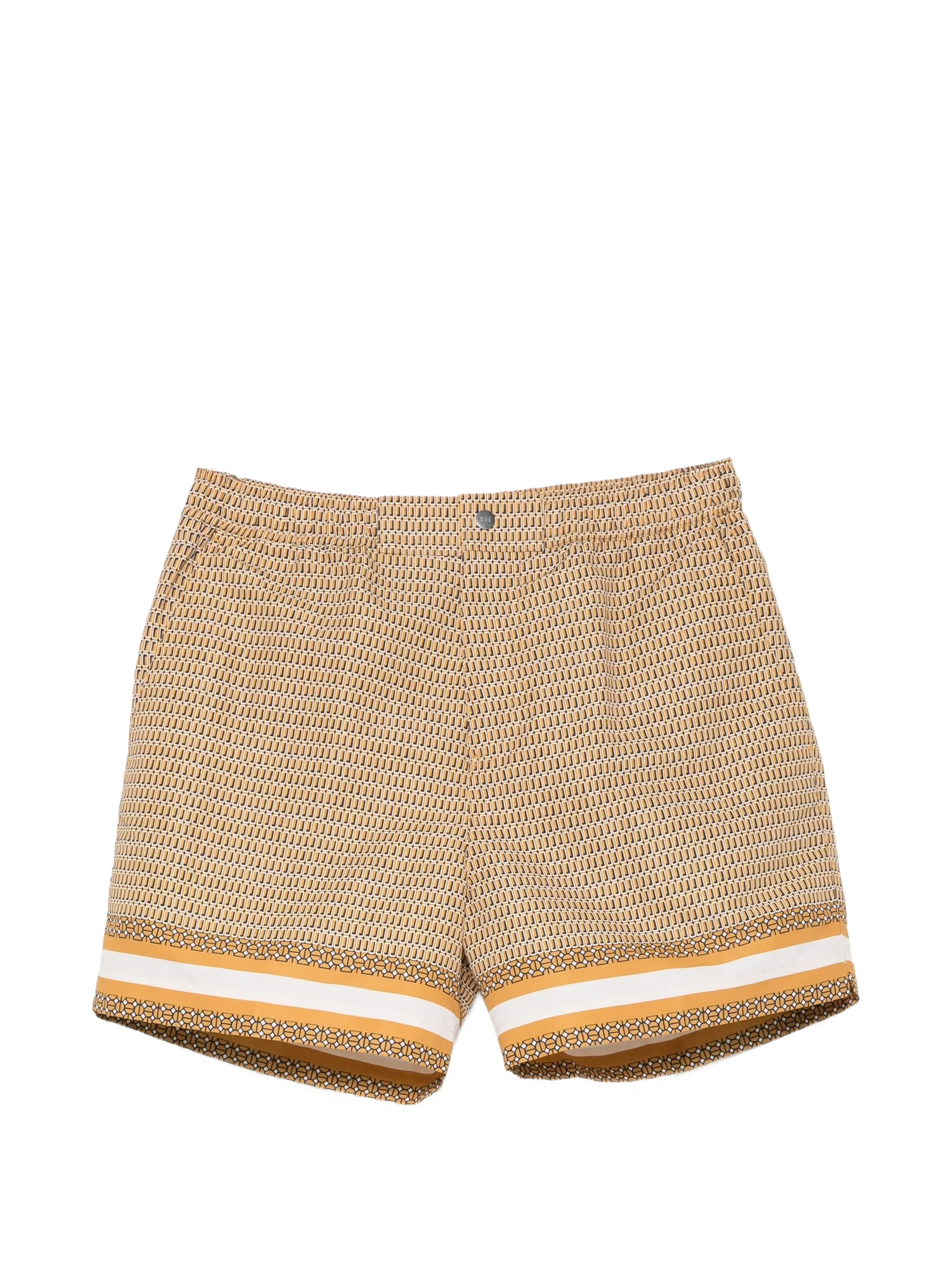 Berkeley border-print swim shorts