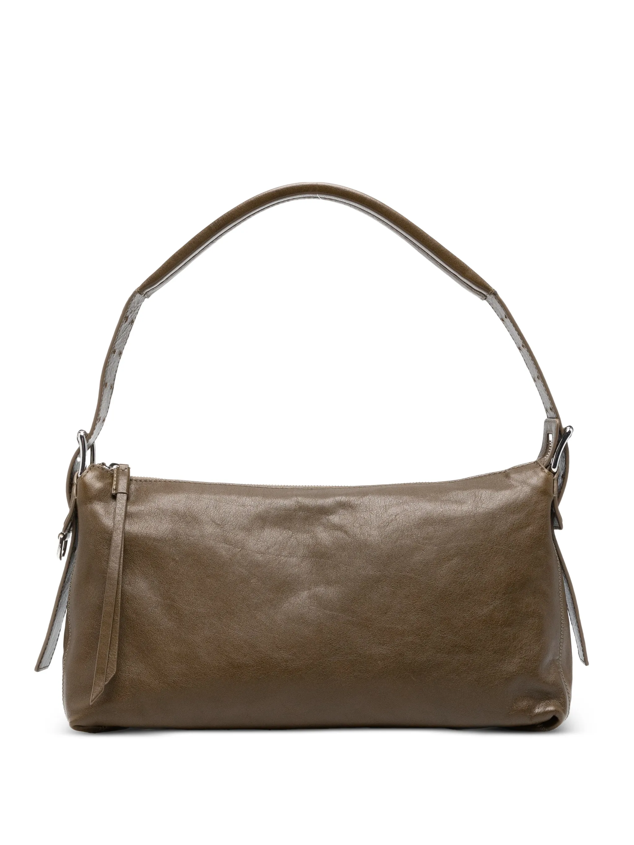 belted bag in leather