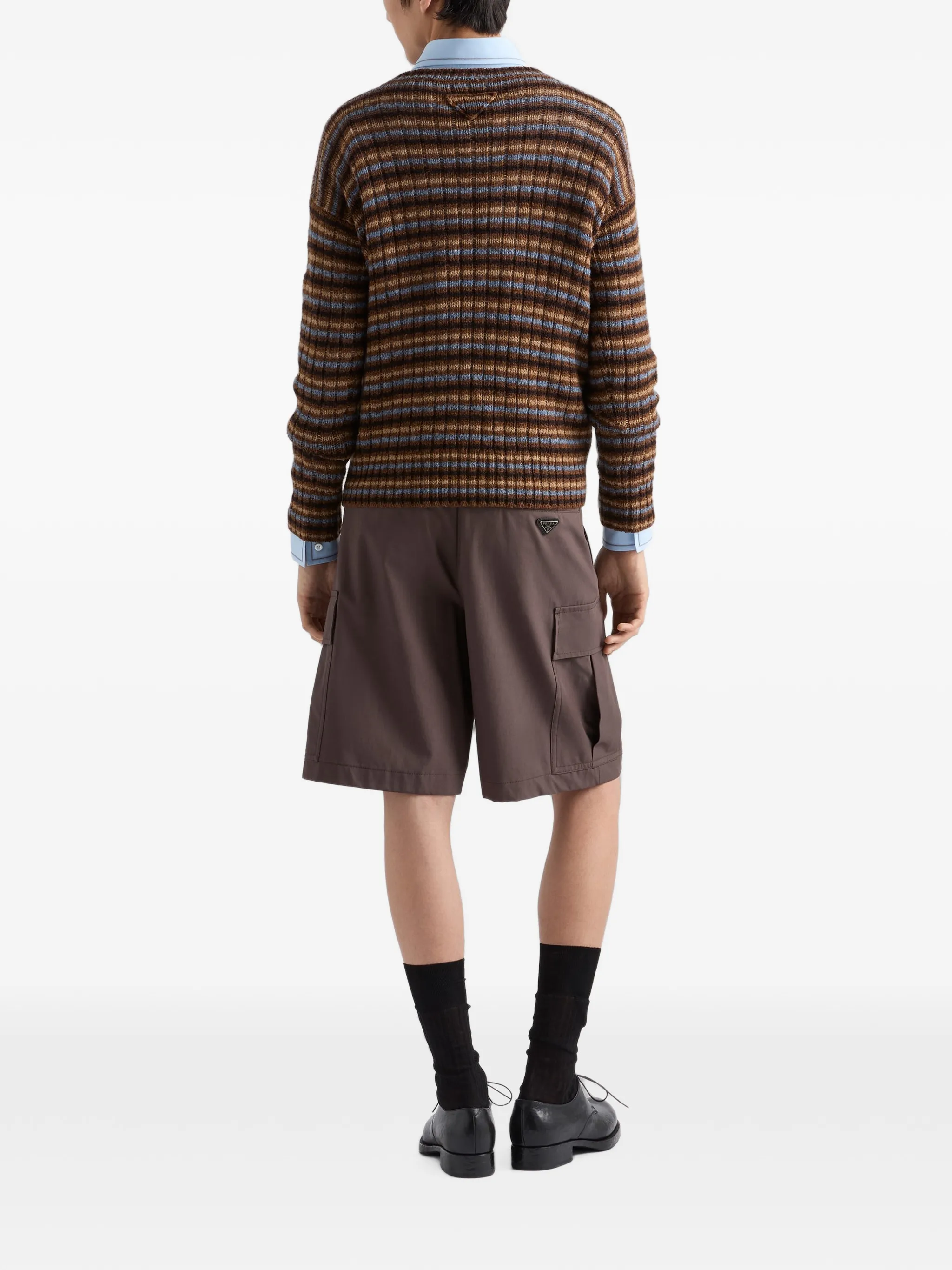 Shetland-wool boat-neck sweater