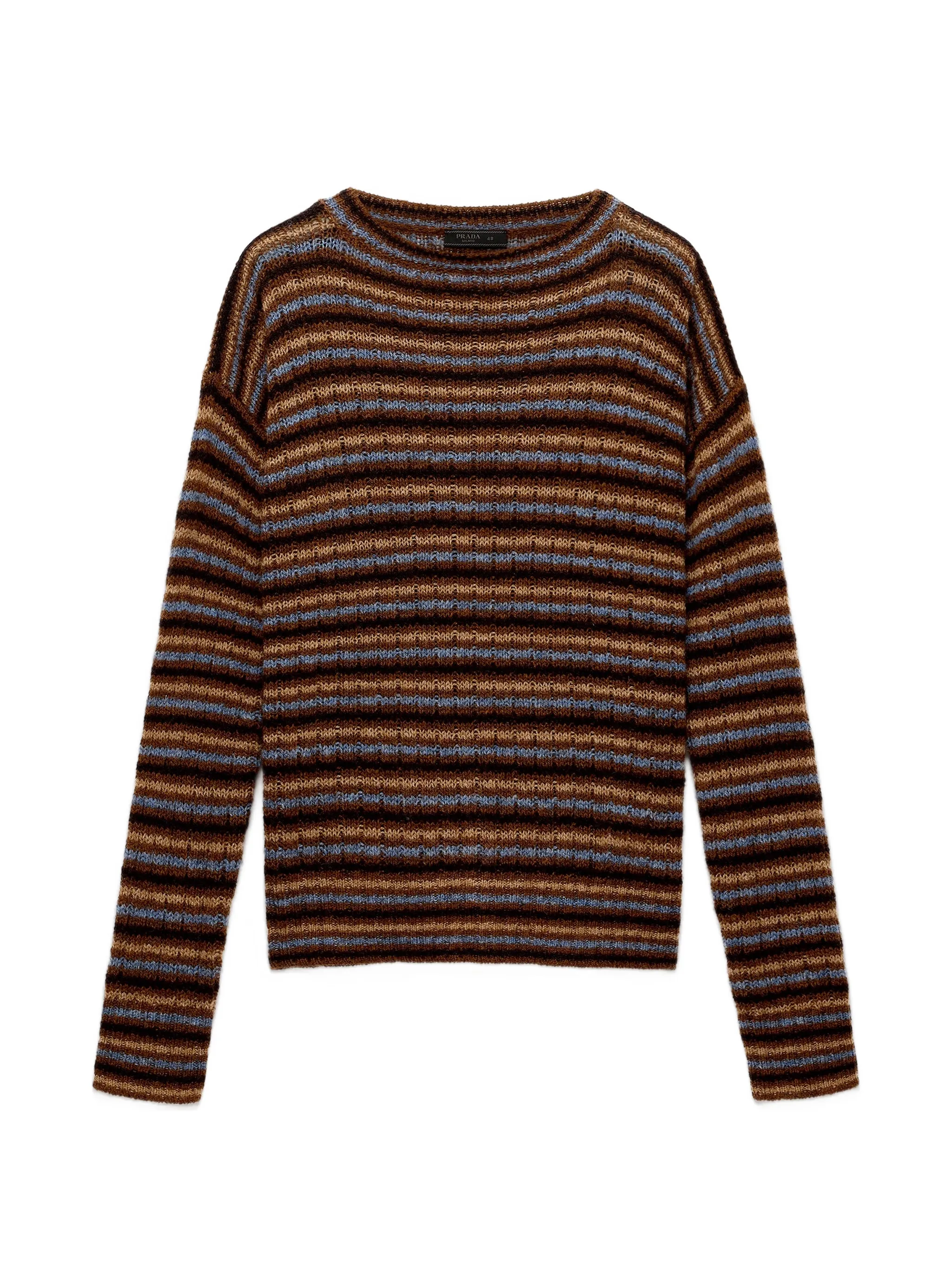 Shetland-wool boat-neck sweater