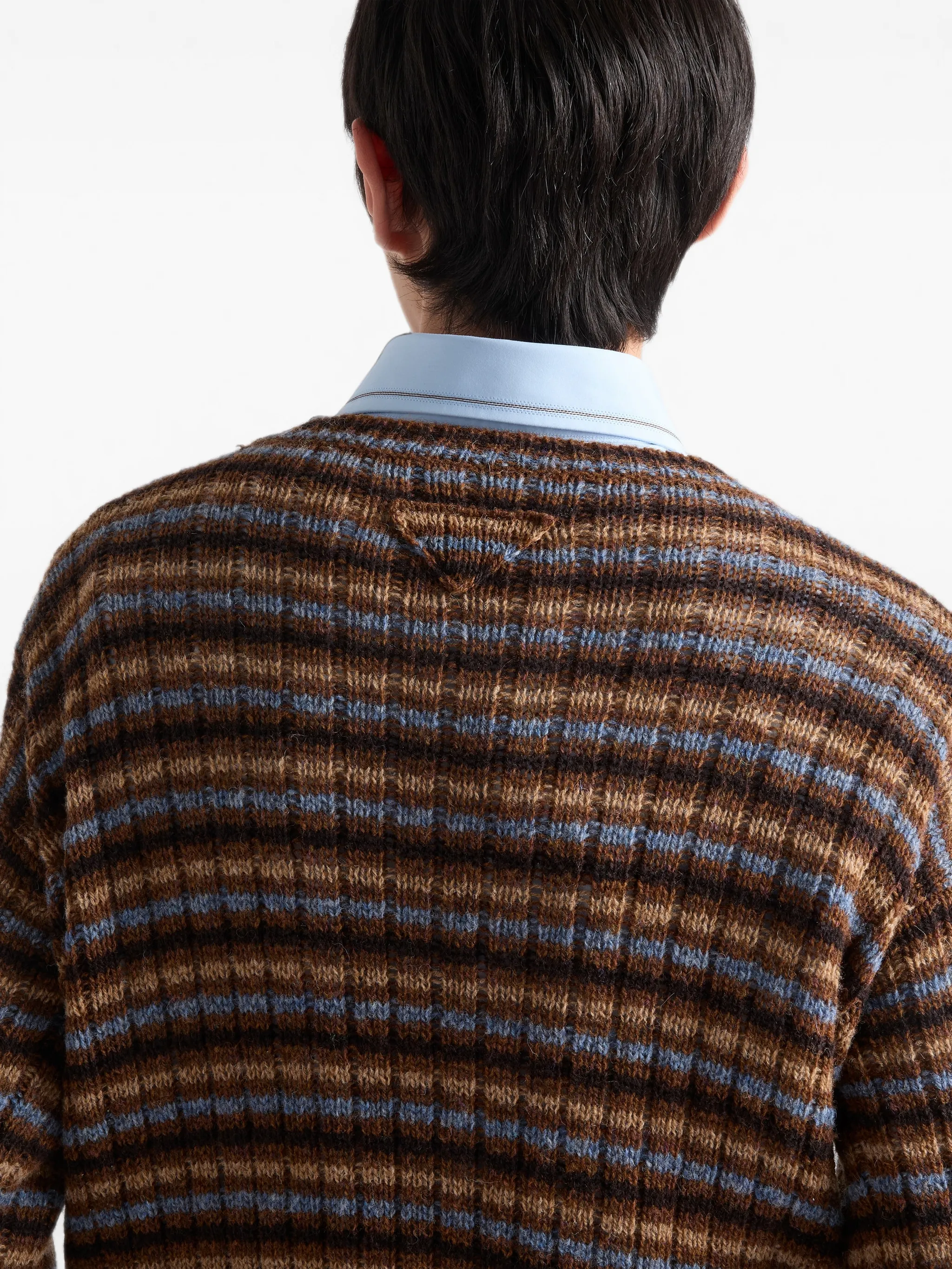 Shetland-wool boat-neck sweater