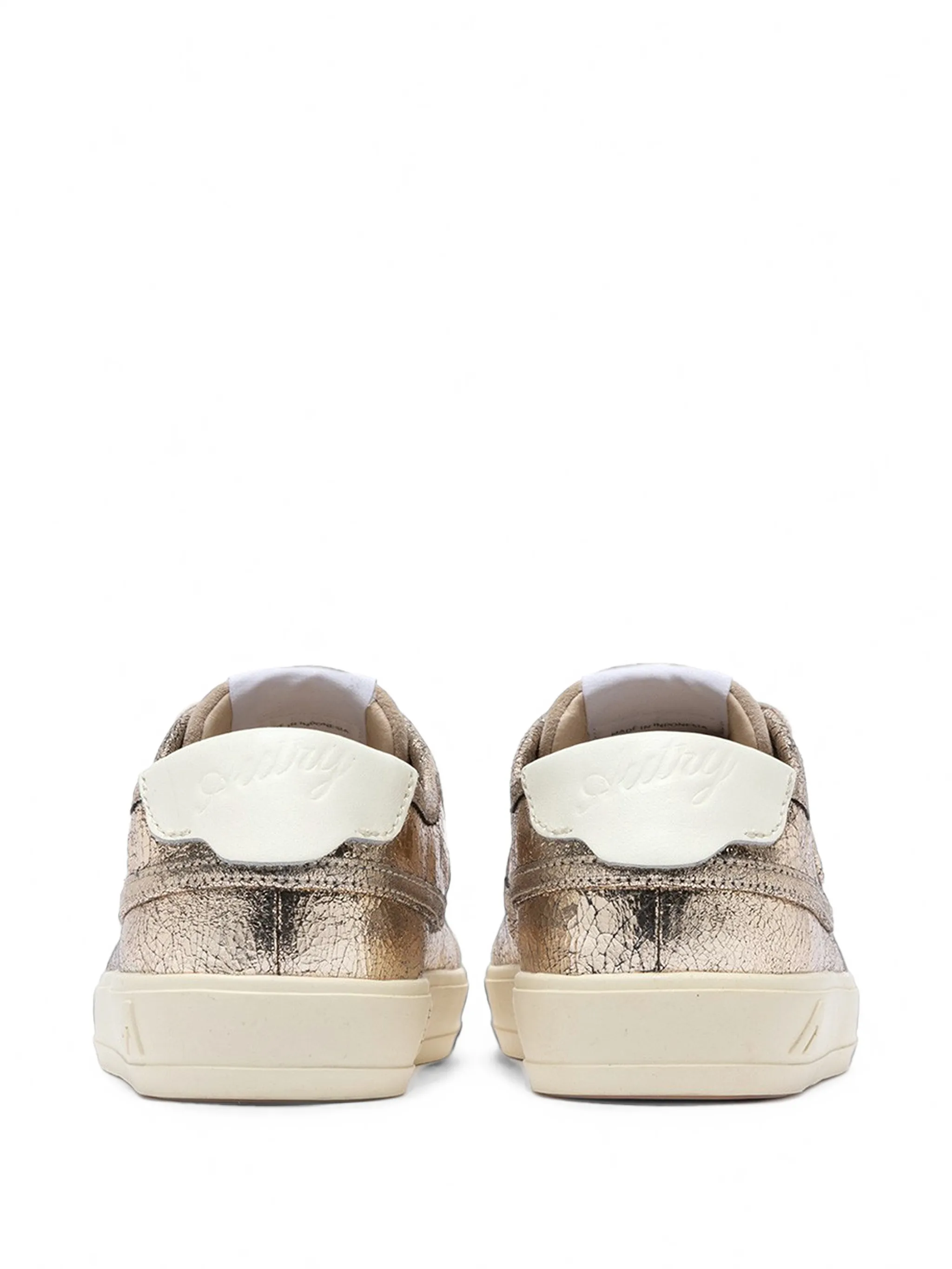 Windscape cracked-leather suede sneakers