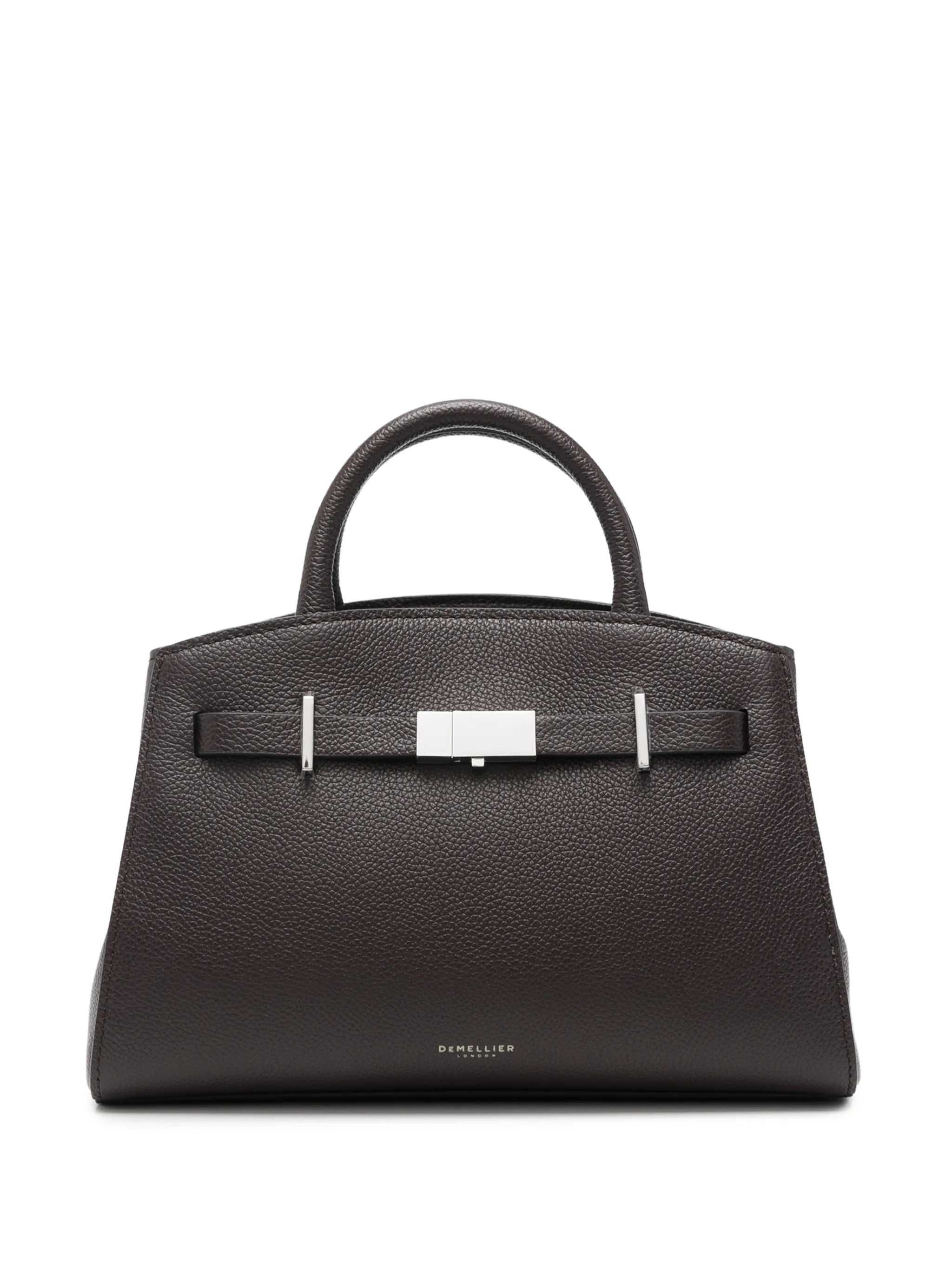 Hudson grained leather top-handle mini bag