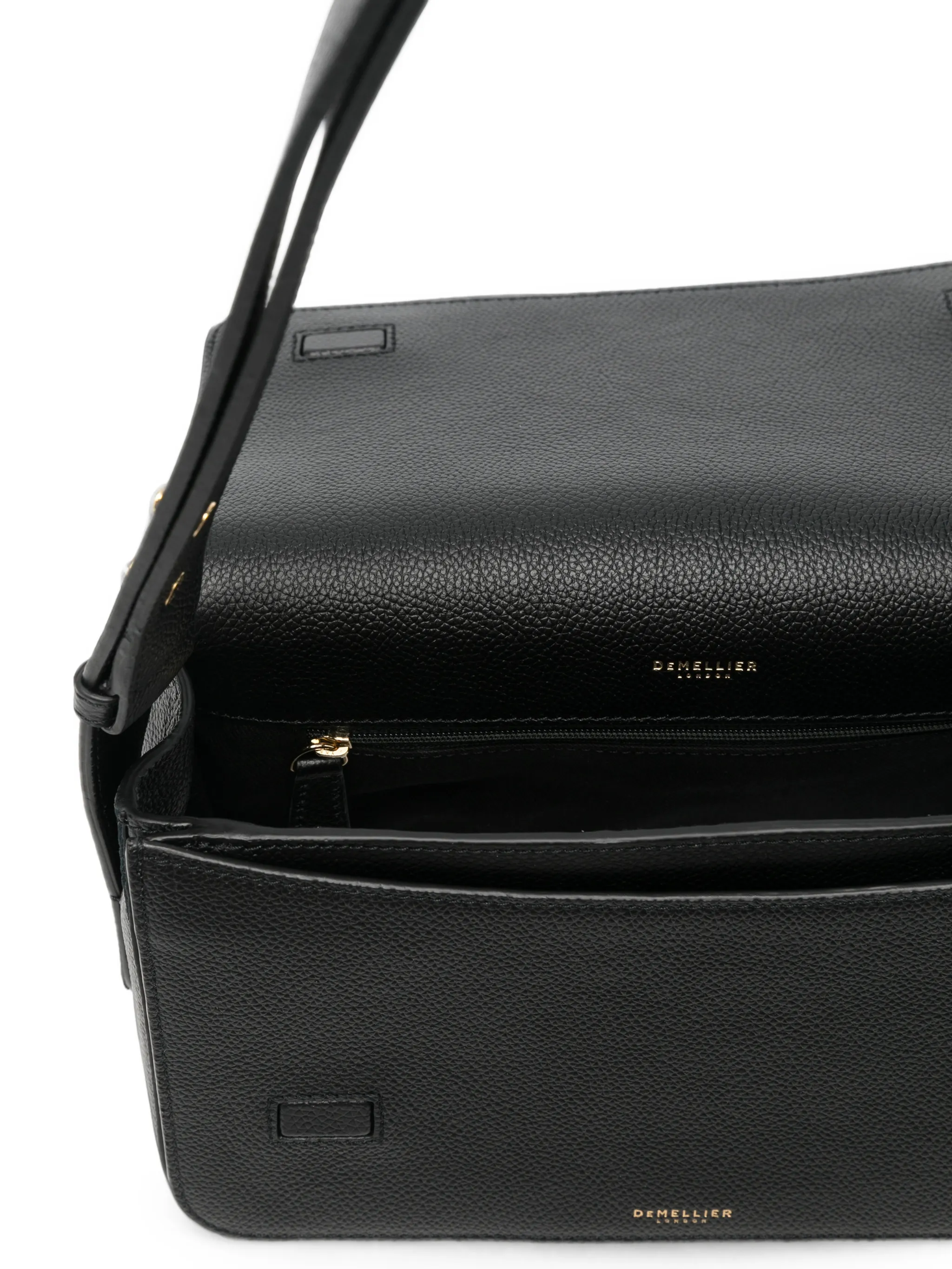 New York grained leather crossbody bag