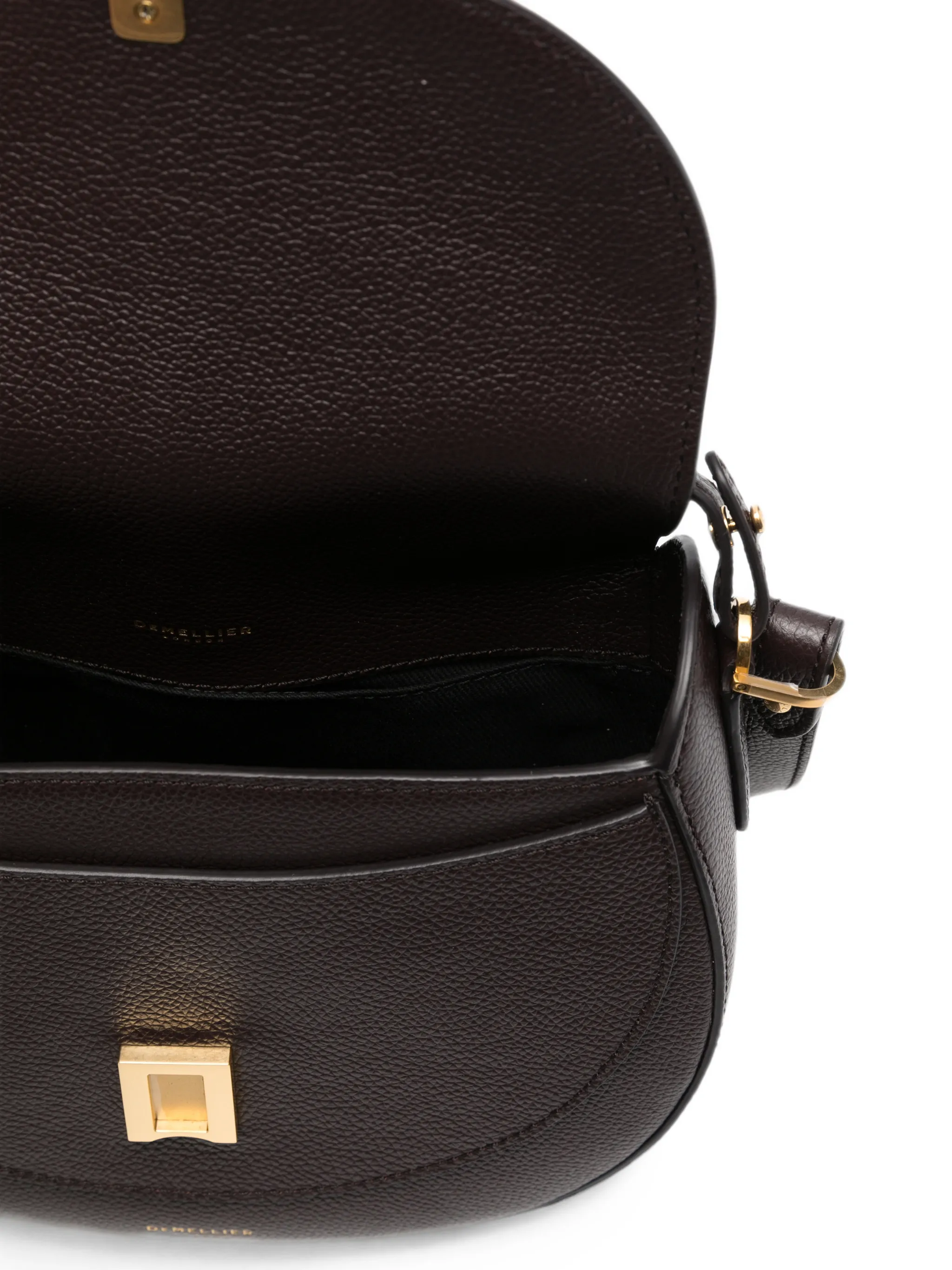 The Siena Saddle Grained Leather Crossbody Bag