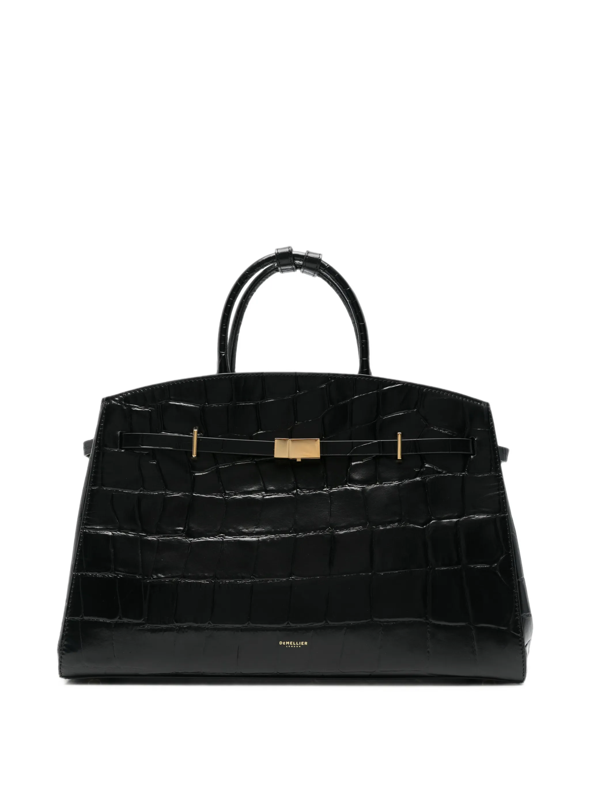Hudson croc-effect tote bag