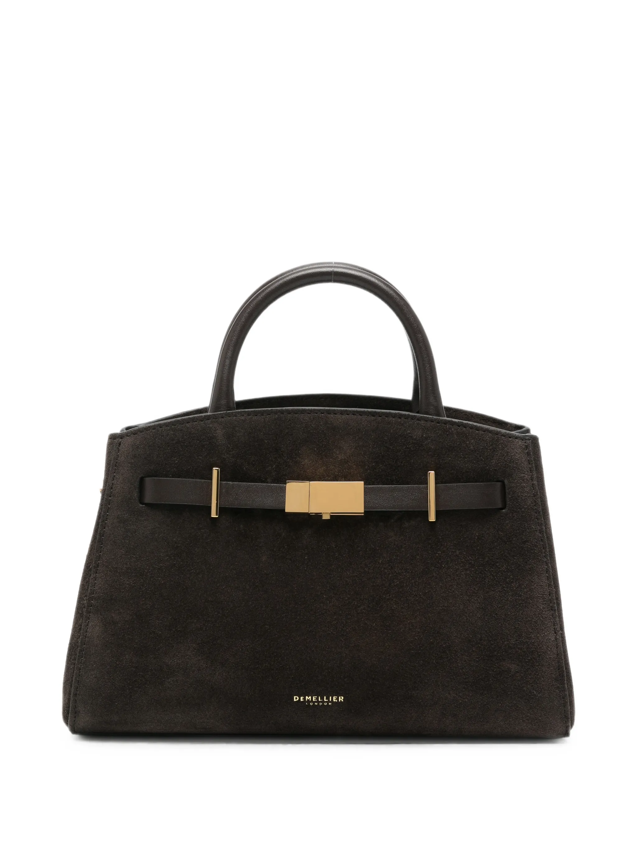 Hudson small suede tote bag