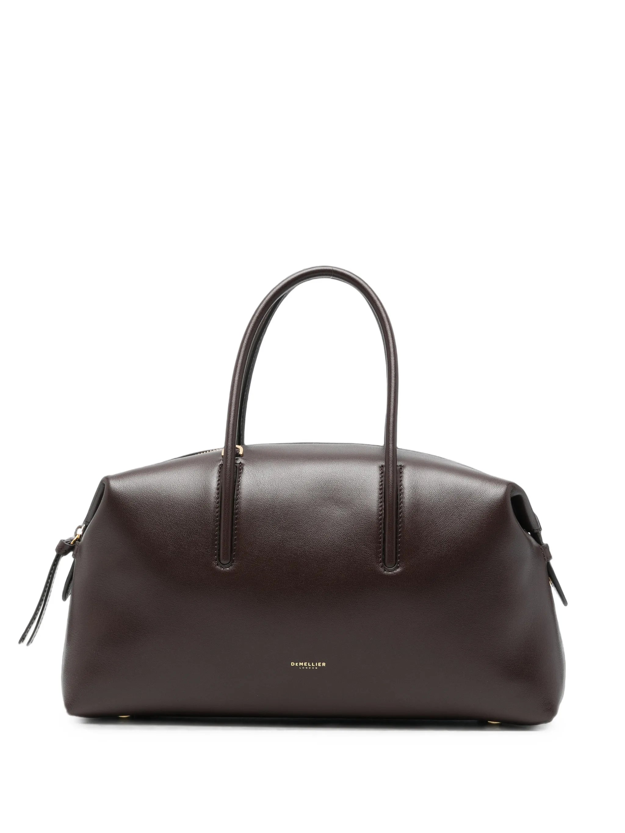 Stockholm midi grained leather duffle bag