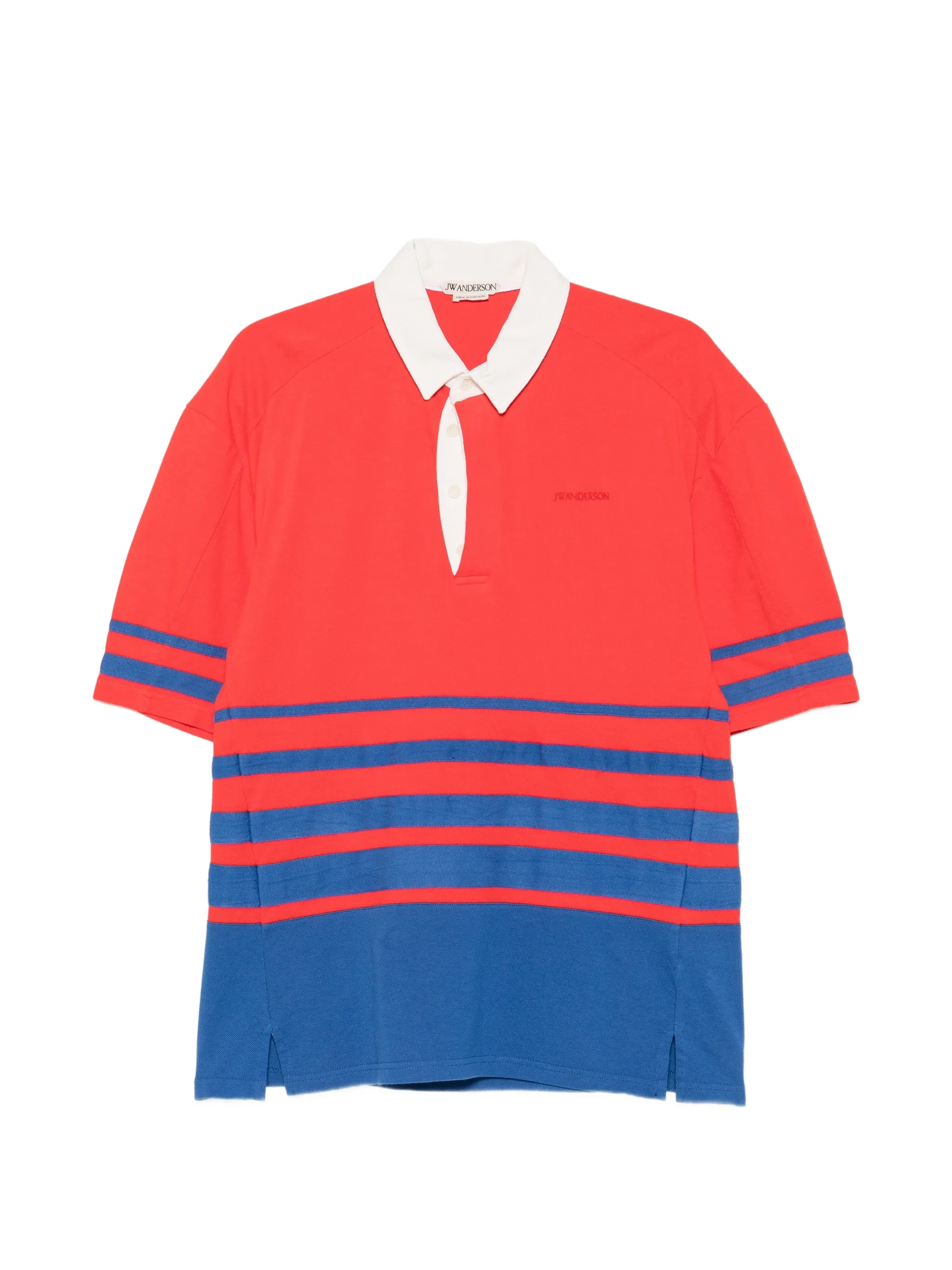 striped polo shirt
