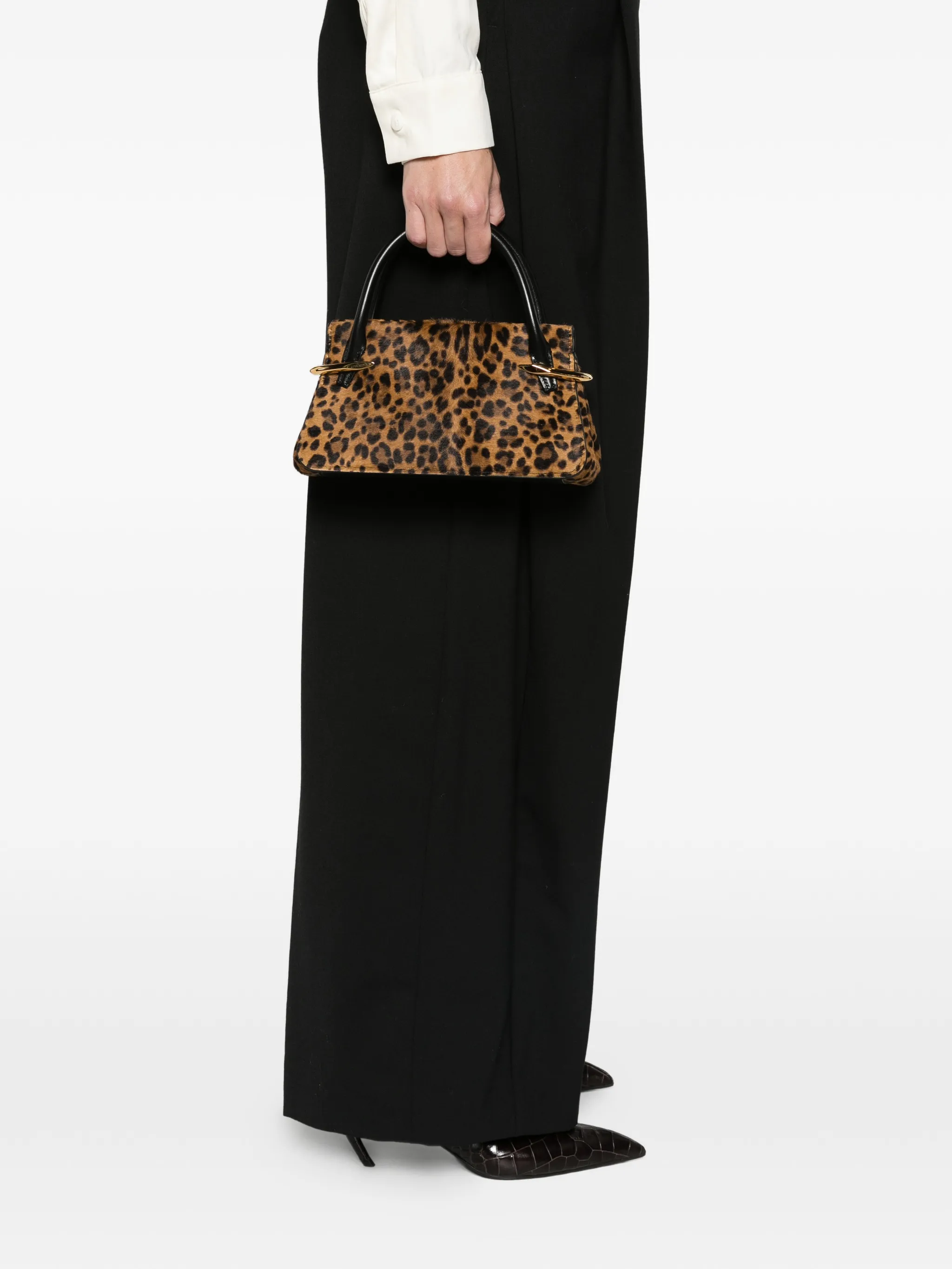 Pinch mini leo top-handle bag