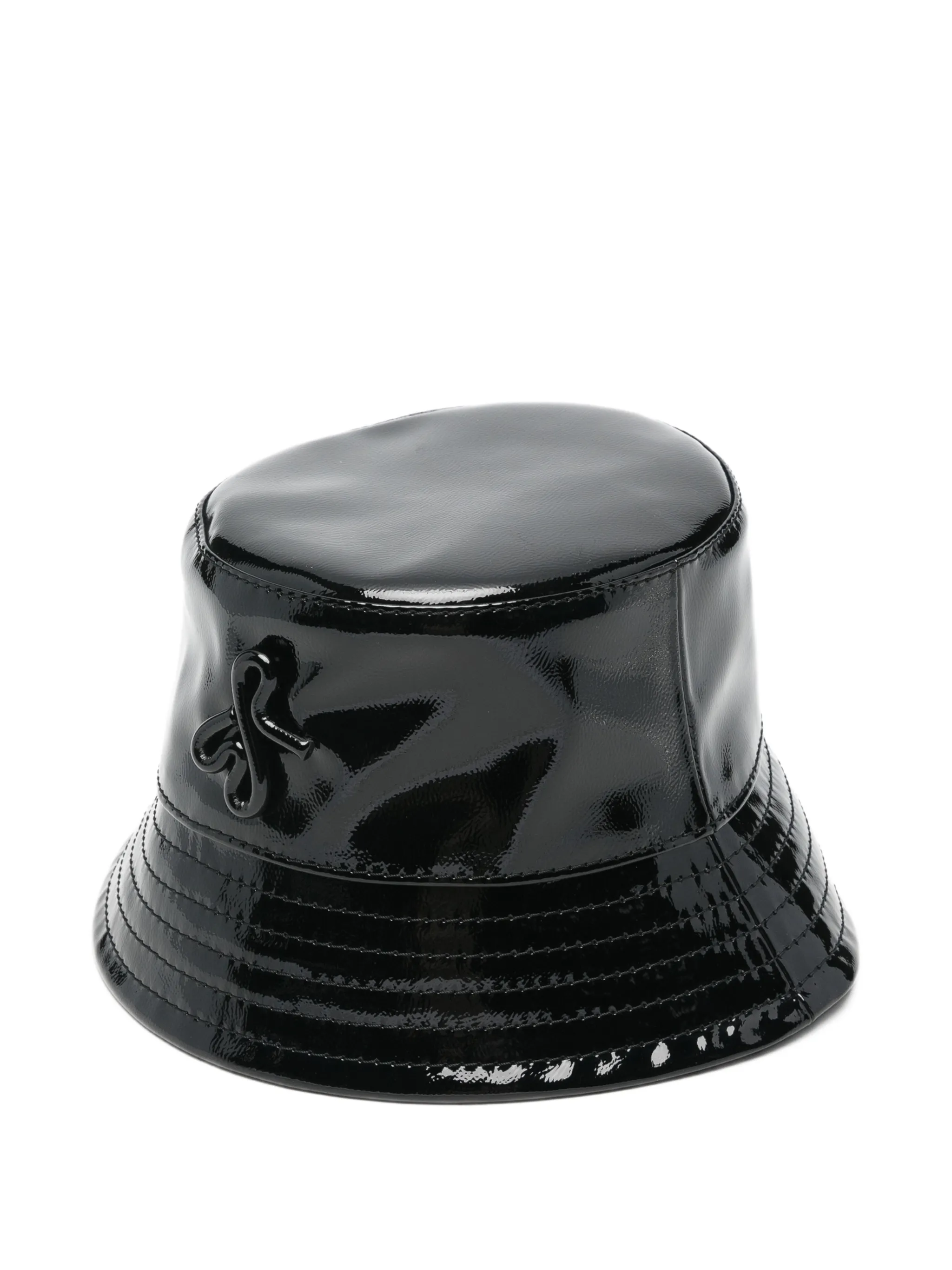 logo-plaque bucket hat