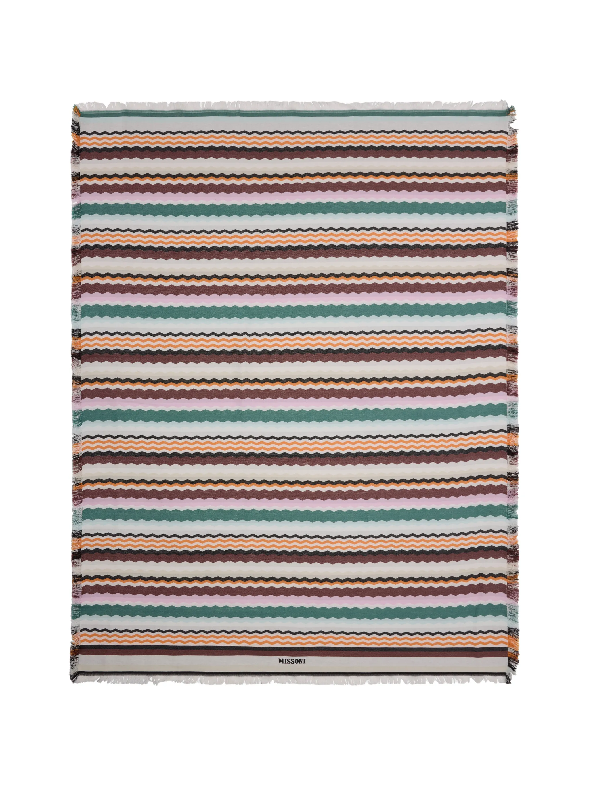 Aura zigzag-print towel