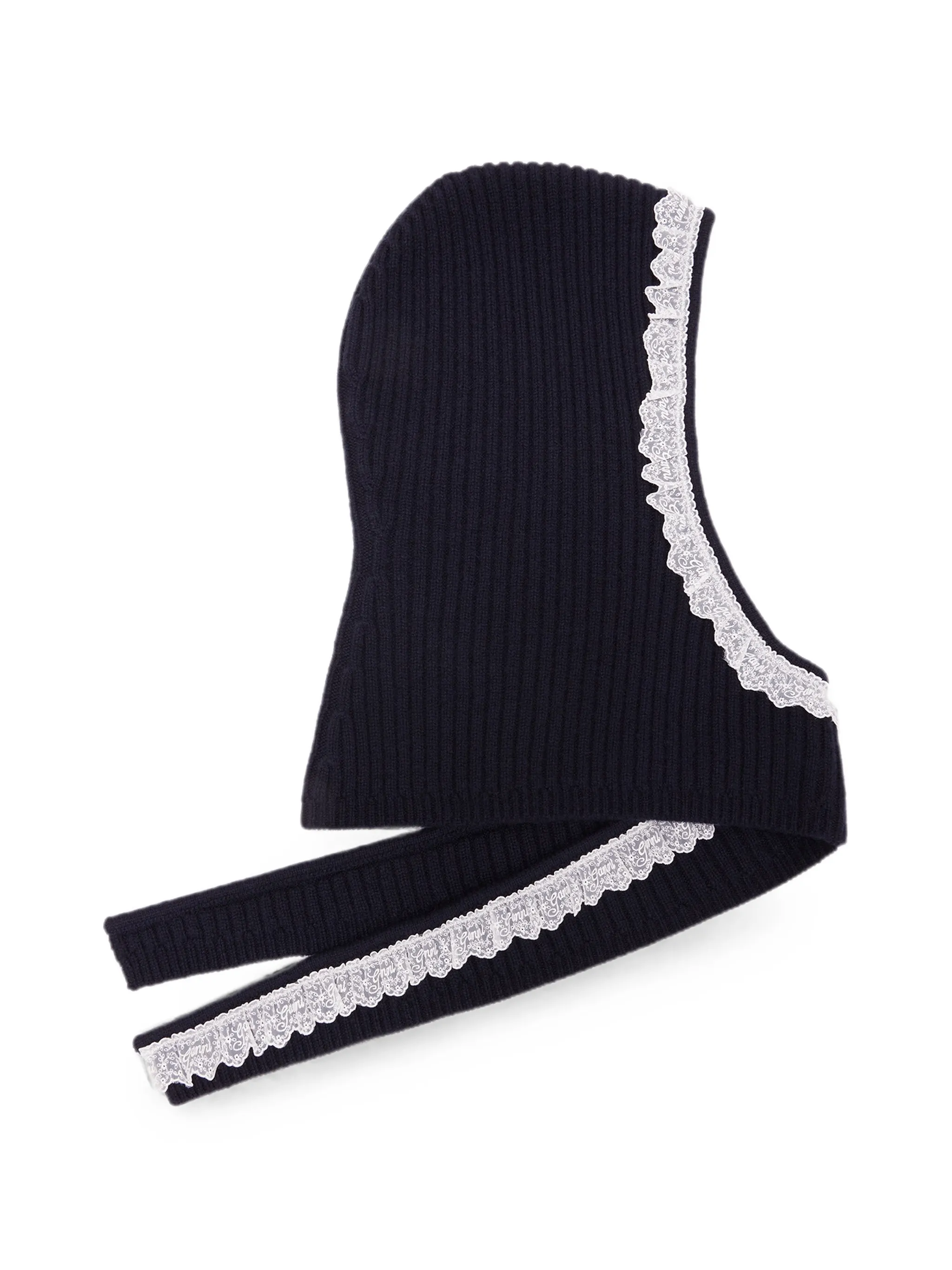 balaclava in blue wool