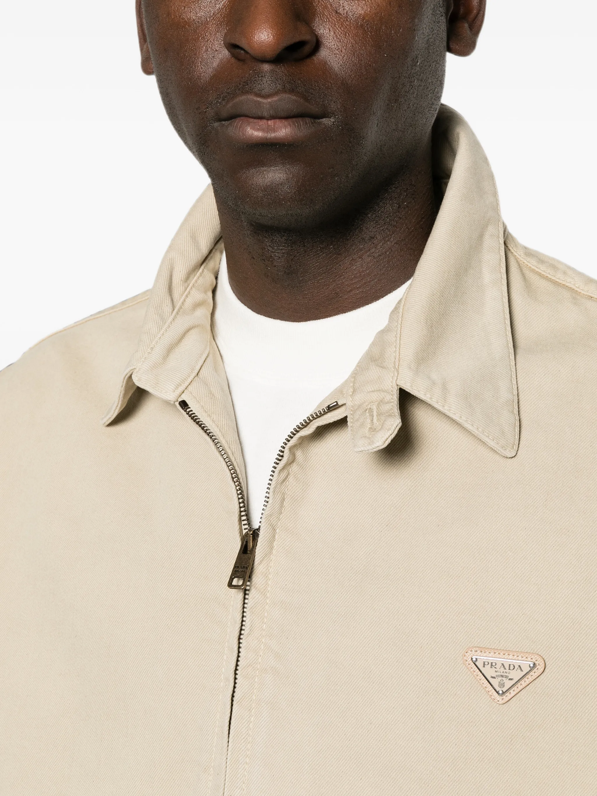 old denim blouson jacket