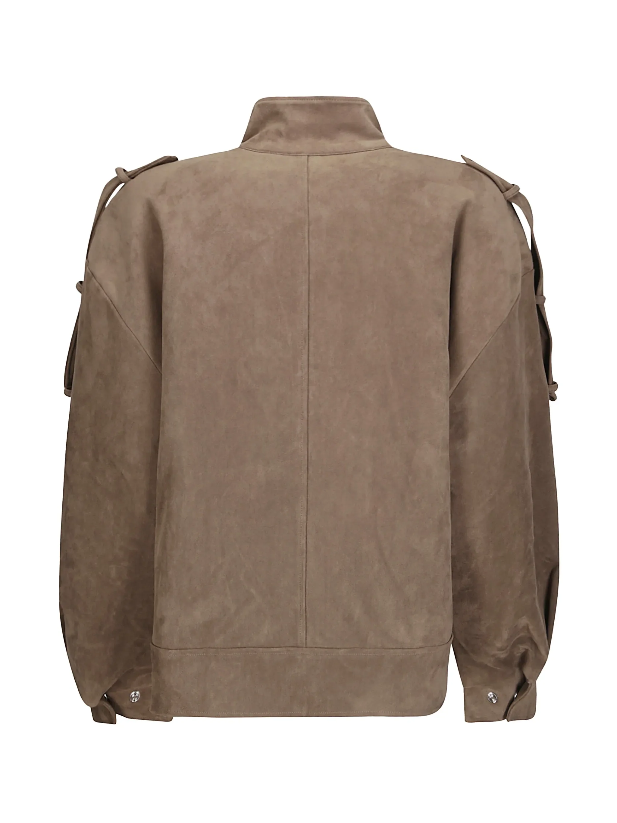 Tova faux-suede bomber jacket