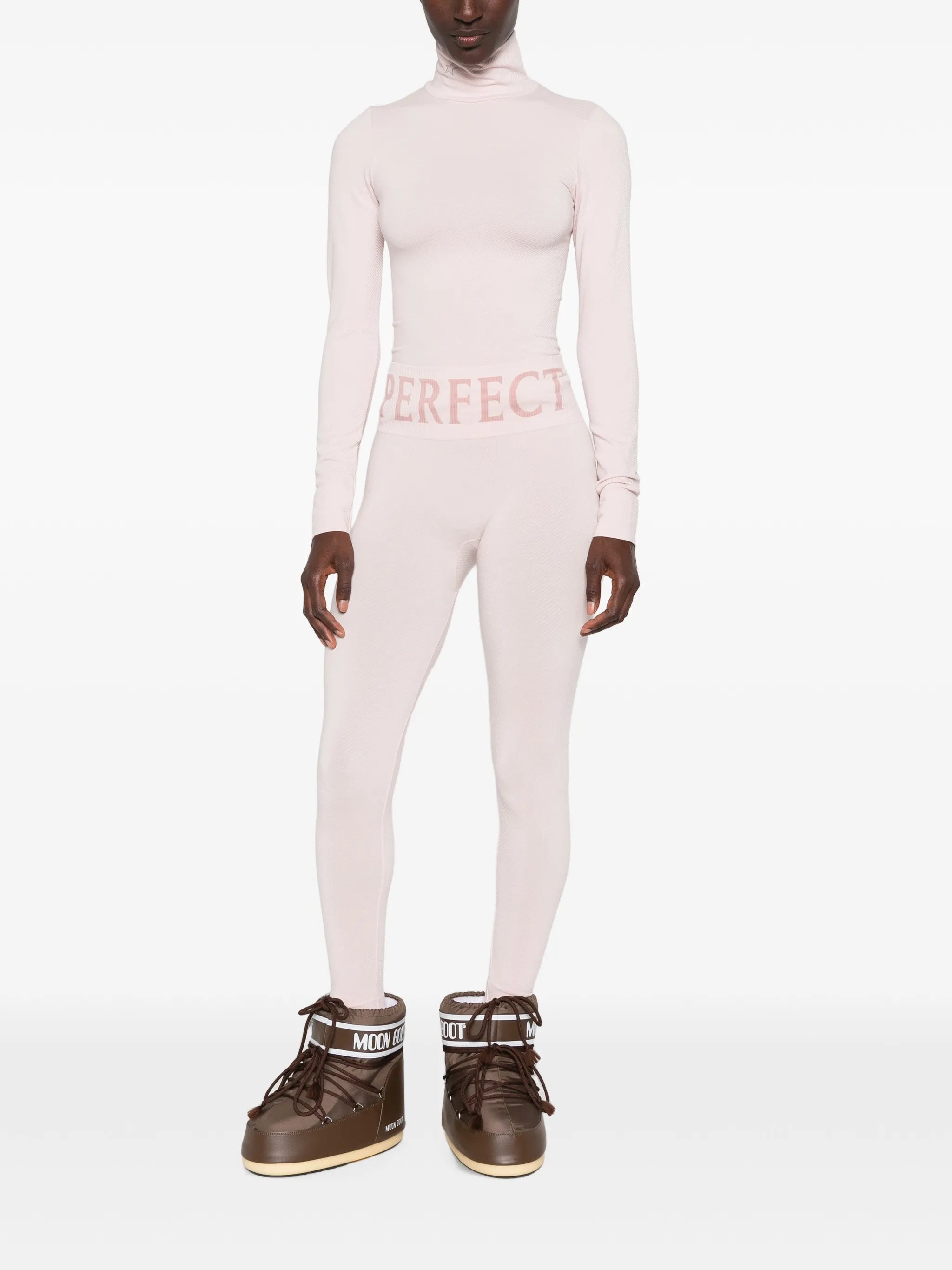 logo-waistband ski leggings