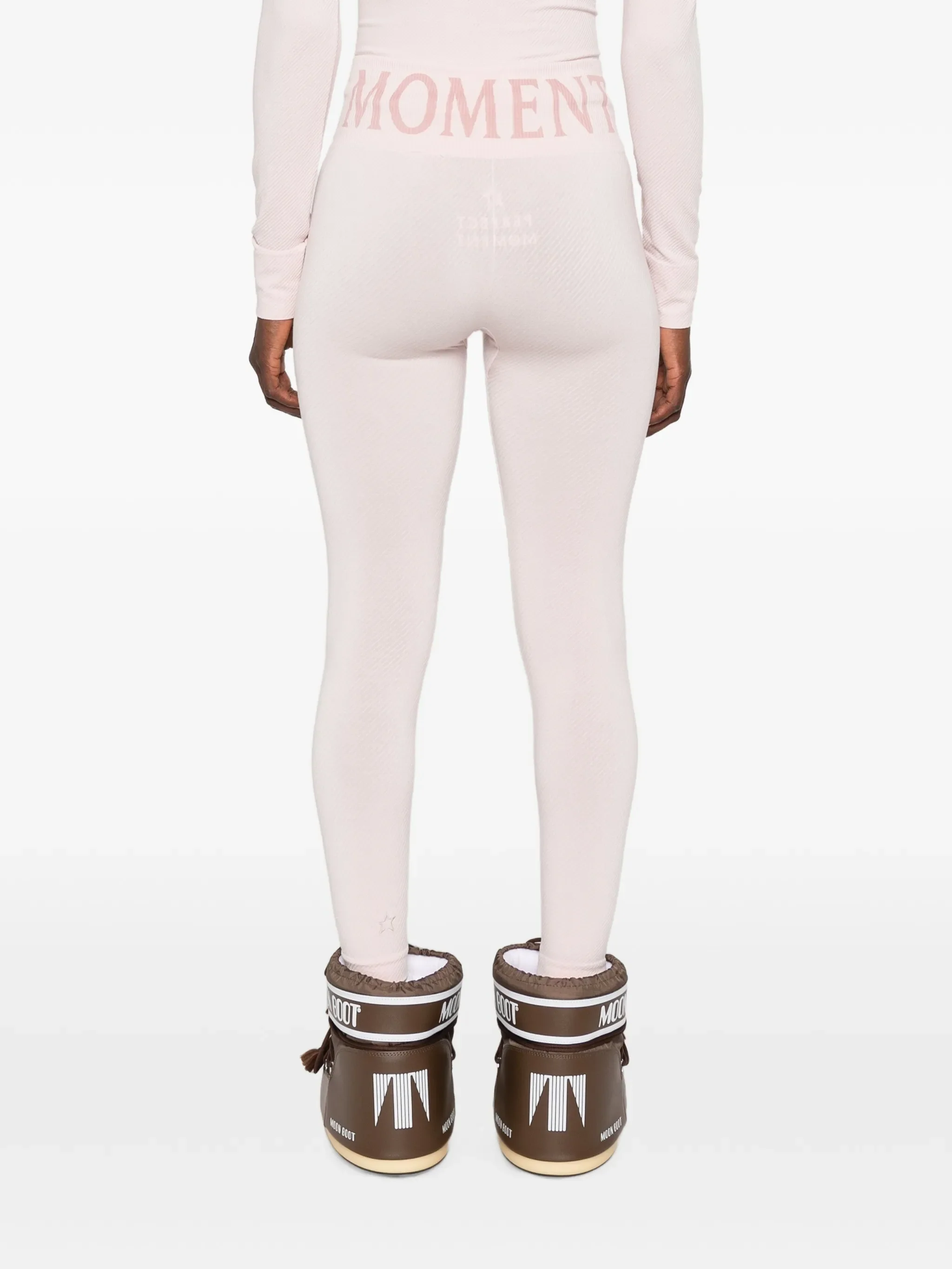 logo-waistband ski leggings