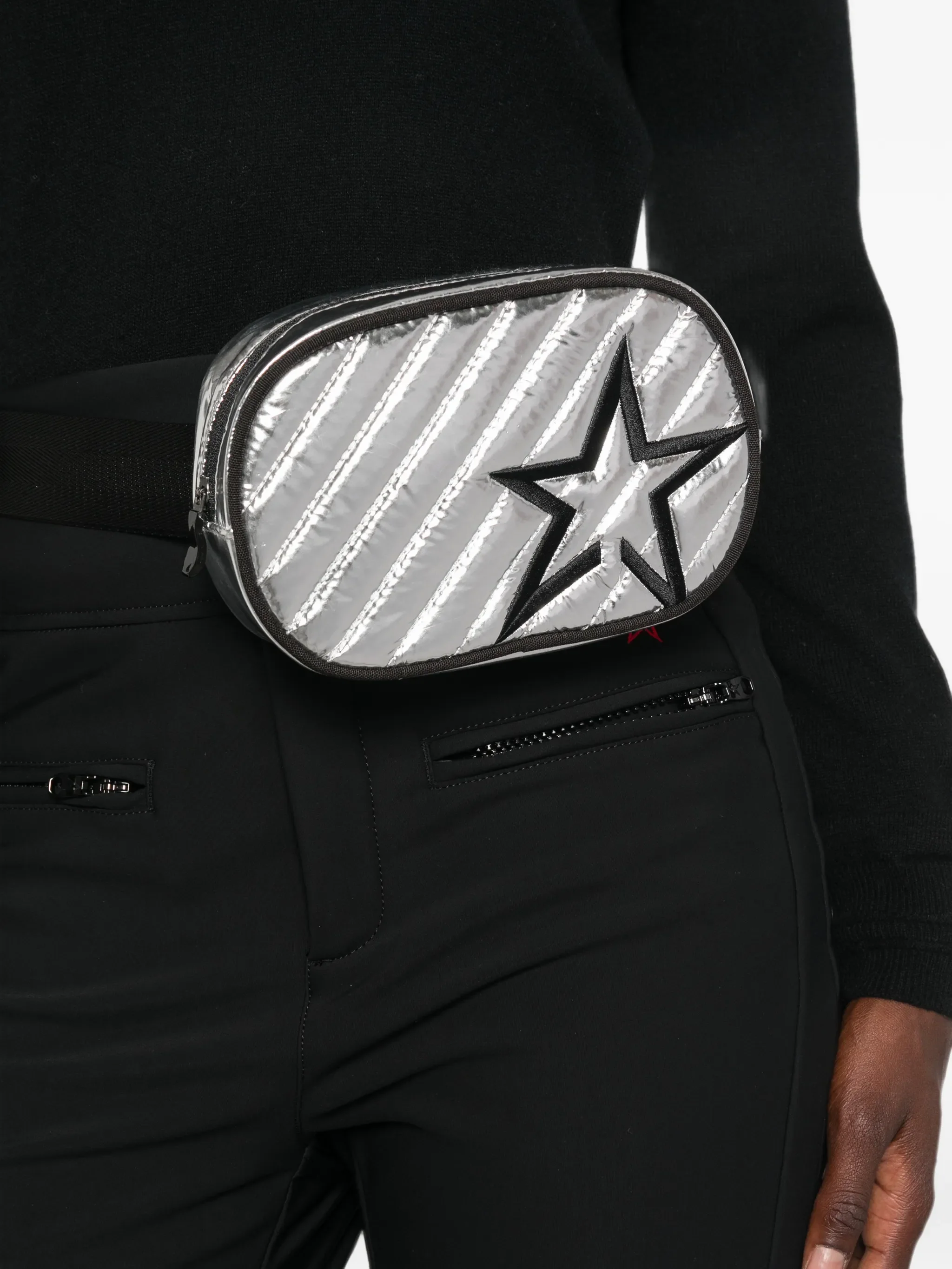 Star quilted belt bag