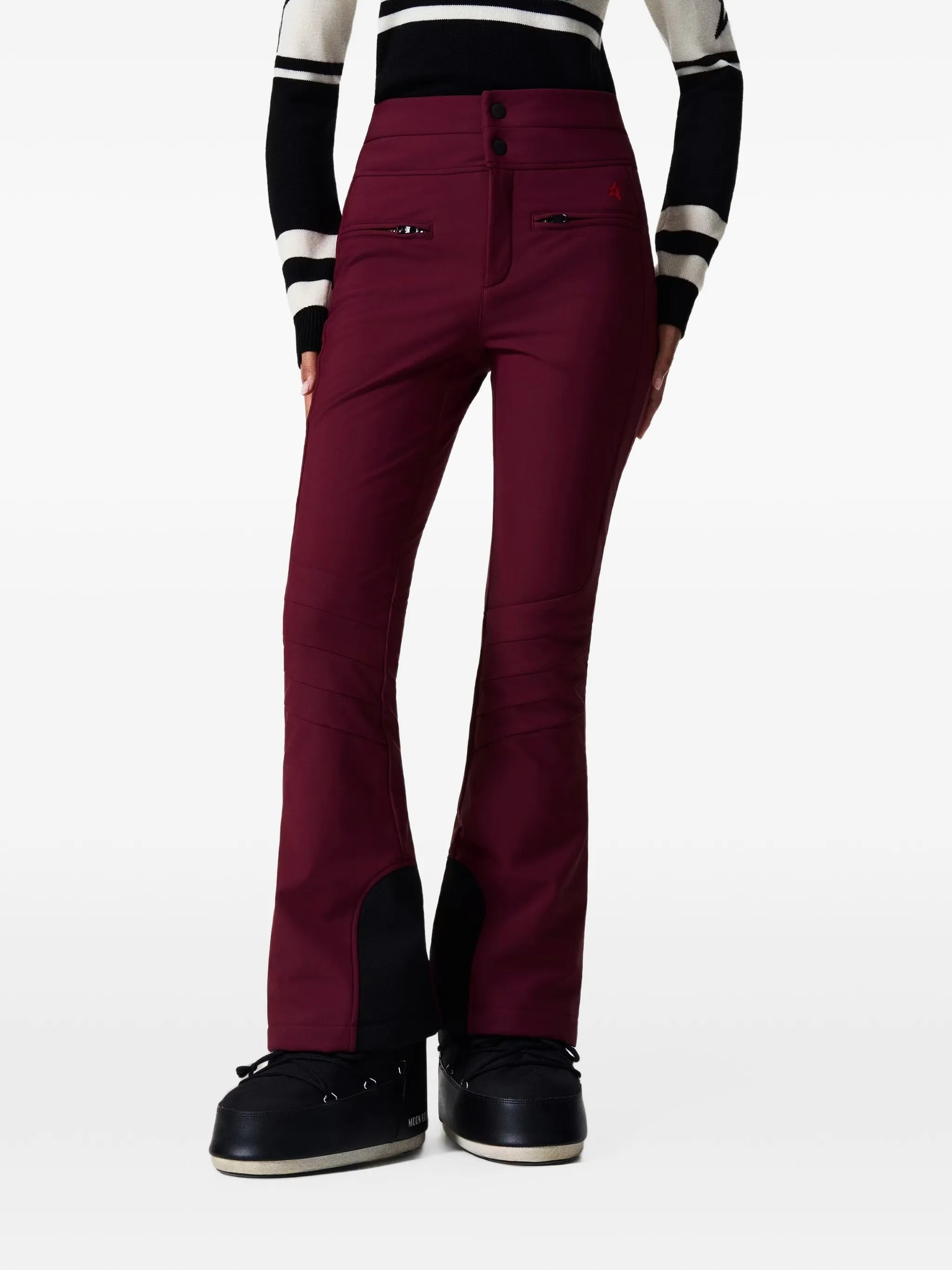 high-waist Aurora flare ski pants
