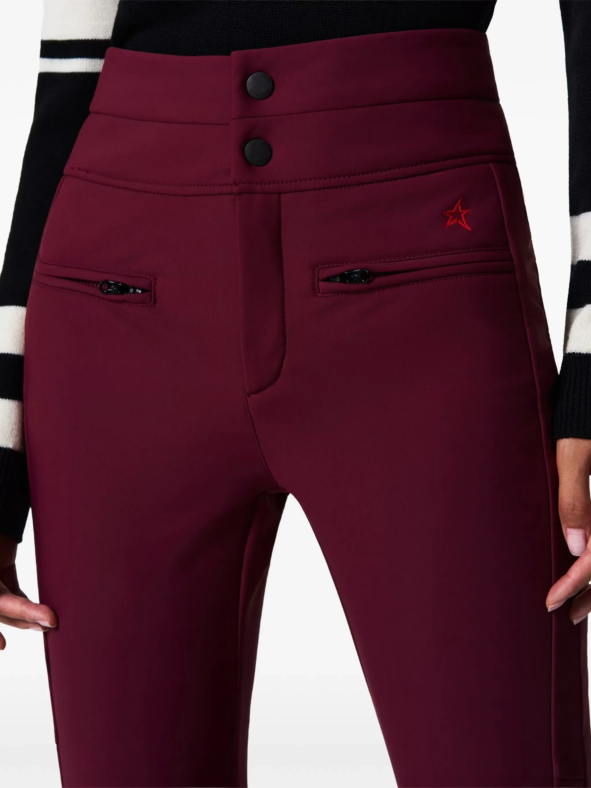 high-waist Aurora flare ski pants